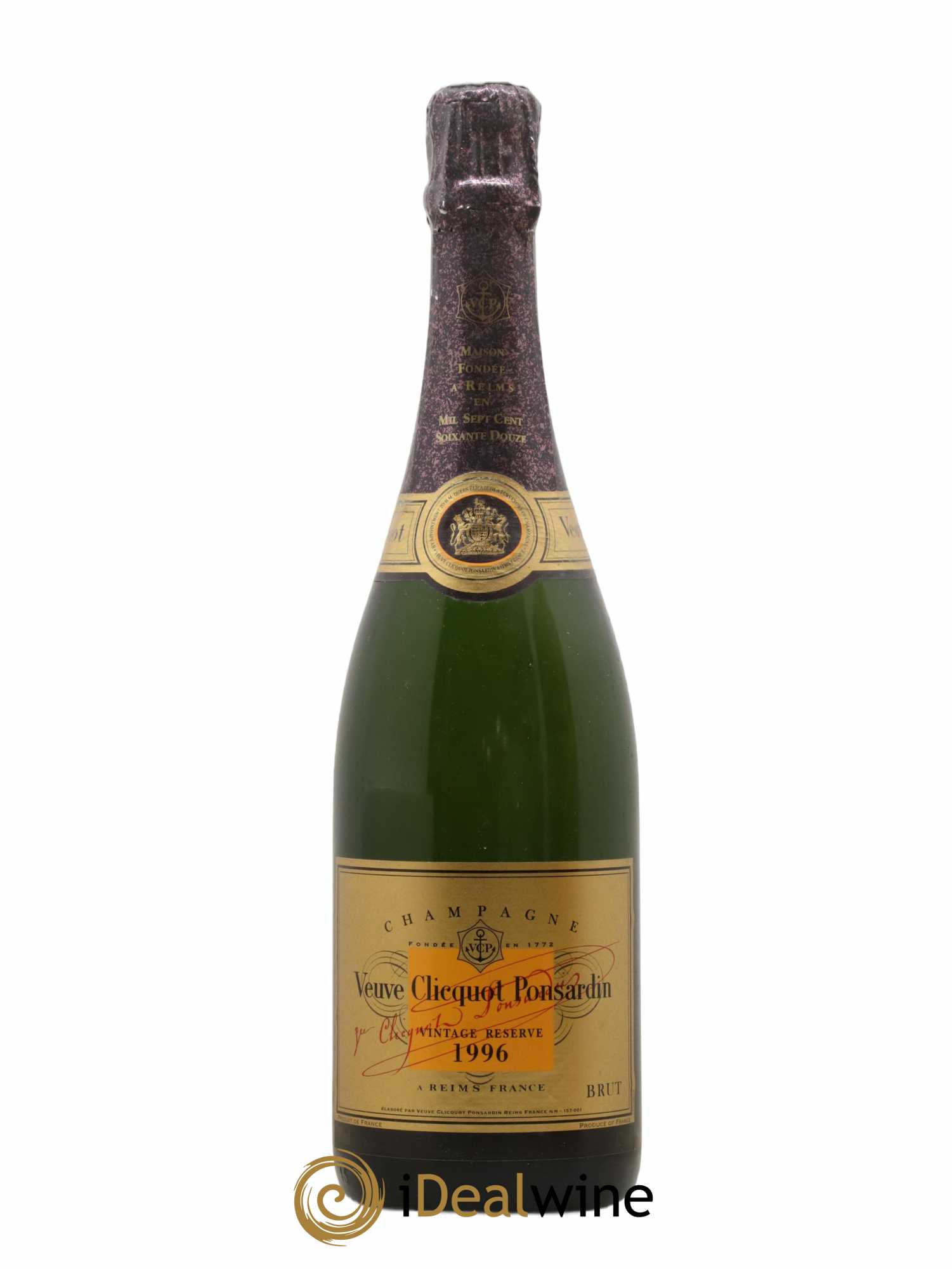 Vintage Veuve Clicquot 1996 - Lot de 1 bouteille - 0