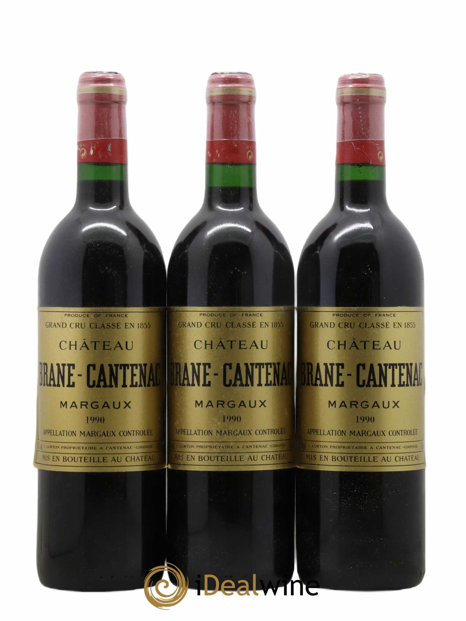 Château Brane Cantenac 2ème Grand Cru Classé 1990 - Lot de 6 bouteilles - 1