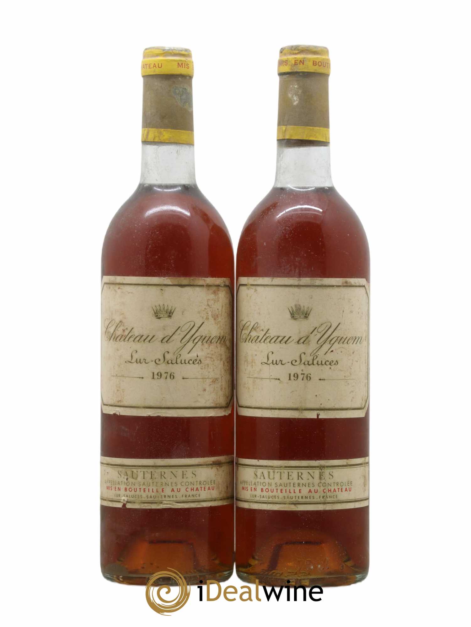 Château d' Yquem 1er Cru Classé Supérieur 1976 - Lotto di 2 bottiglie - 0