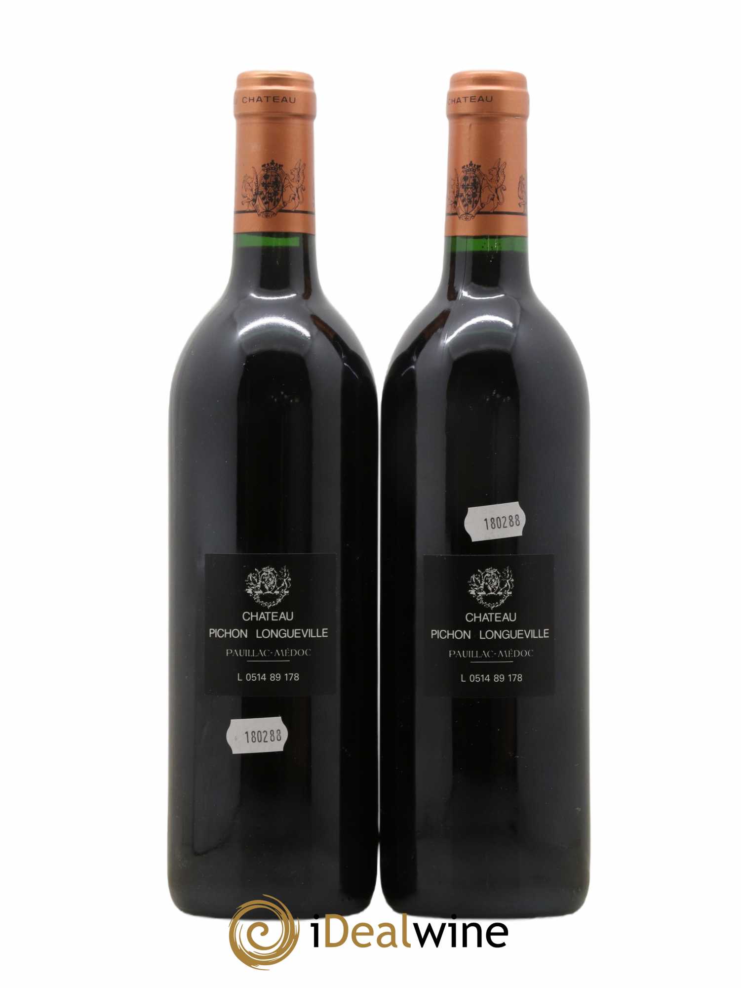 Pichon Longueville Baron 2ème Grand Cru Classé 1989 - Lot de 2 bouteilles - 1