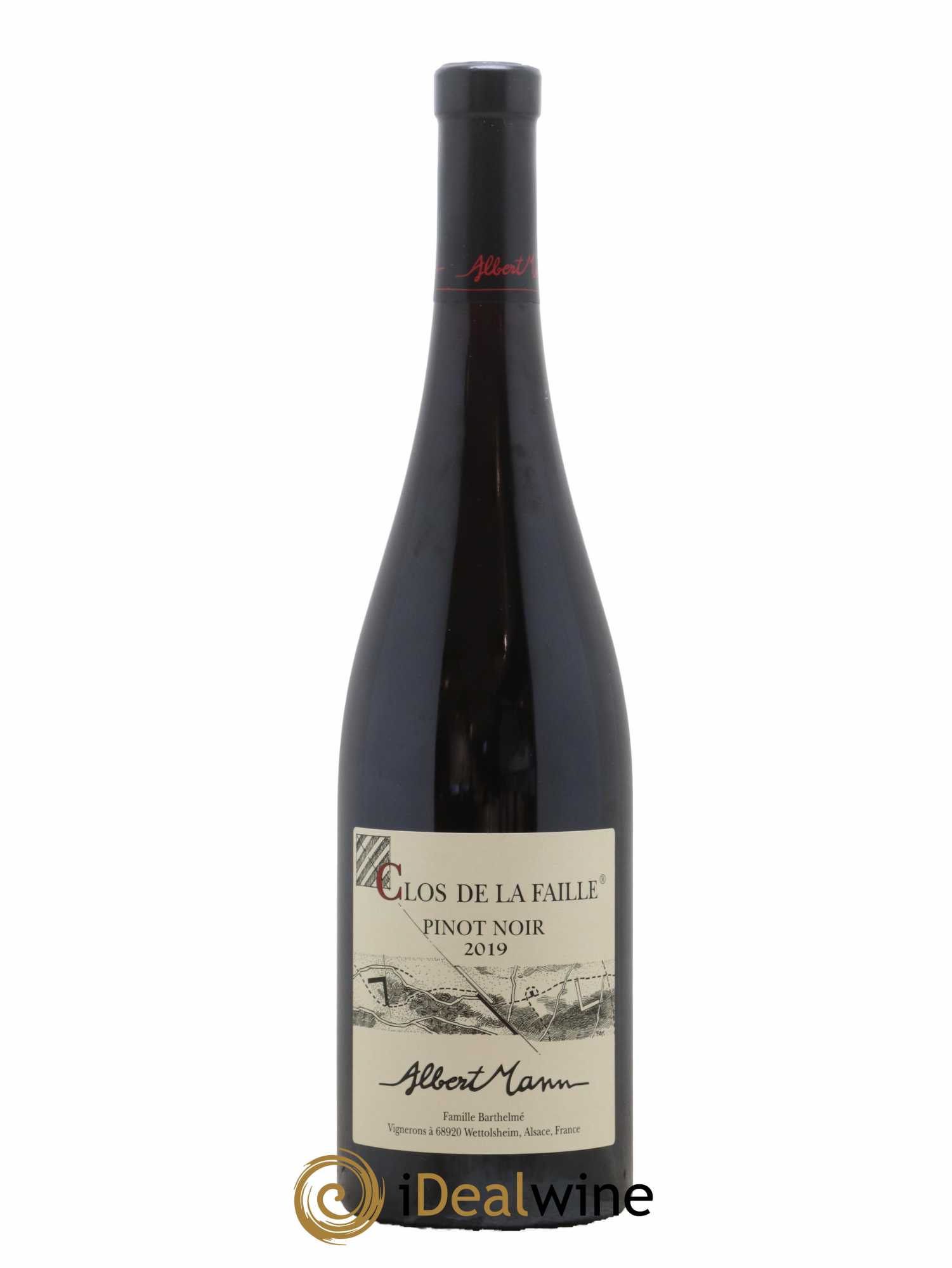 Alsace Pinot Noir Clos de la Faille Albert Mann 2019 - Lot de 1 bouteille - 1