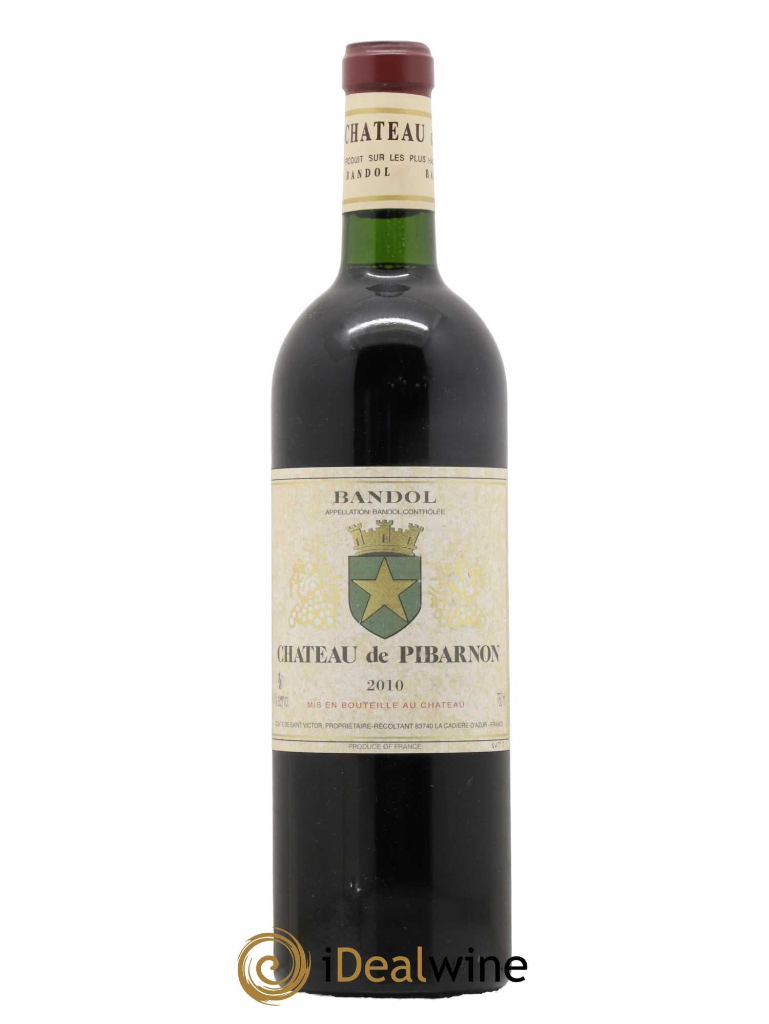 Bandol Château de Pibarnon Comte de Saint-Victor 2010 - Lot de 1 bouteille - 0