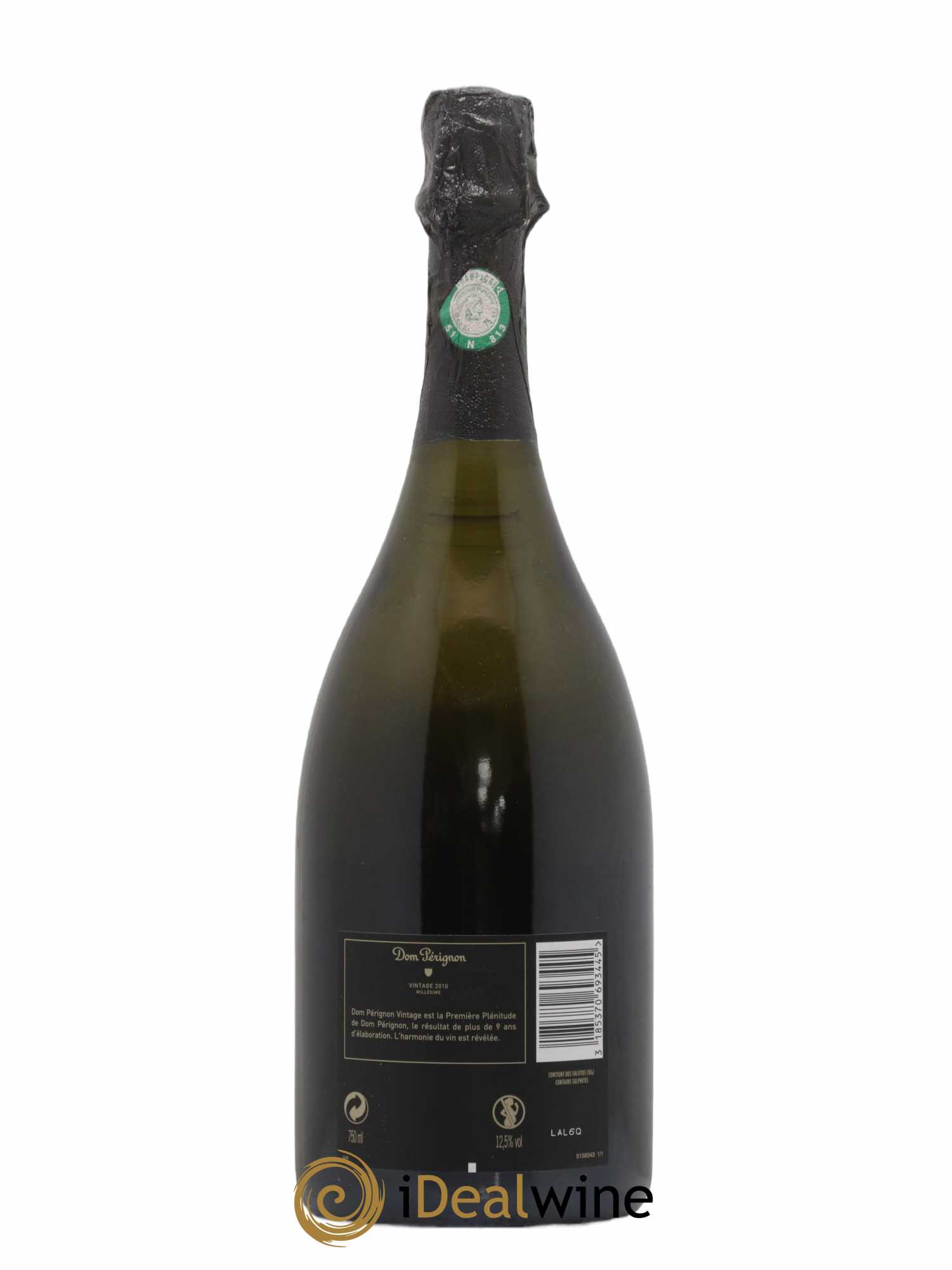 Brut Dom Pérignon 2010 - Lot de 1 bouteille - 1