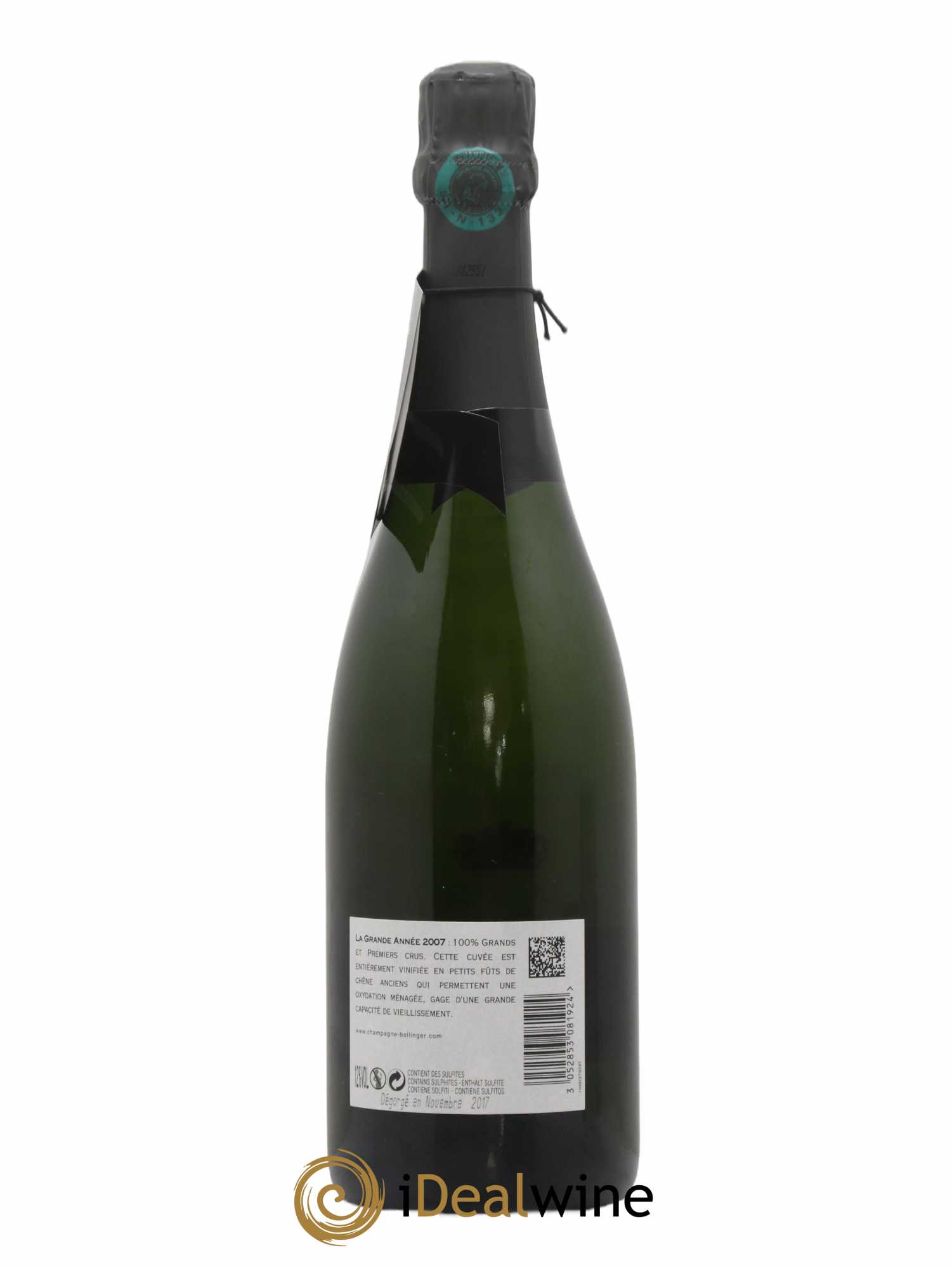 La Grande Année Brut Bollinger 2007 - Lot de 1 bouteille - 2