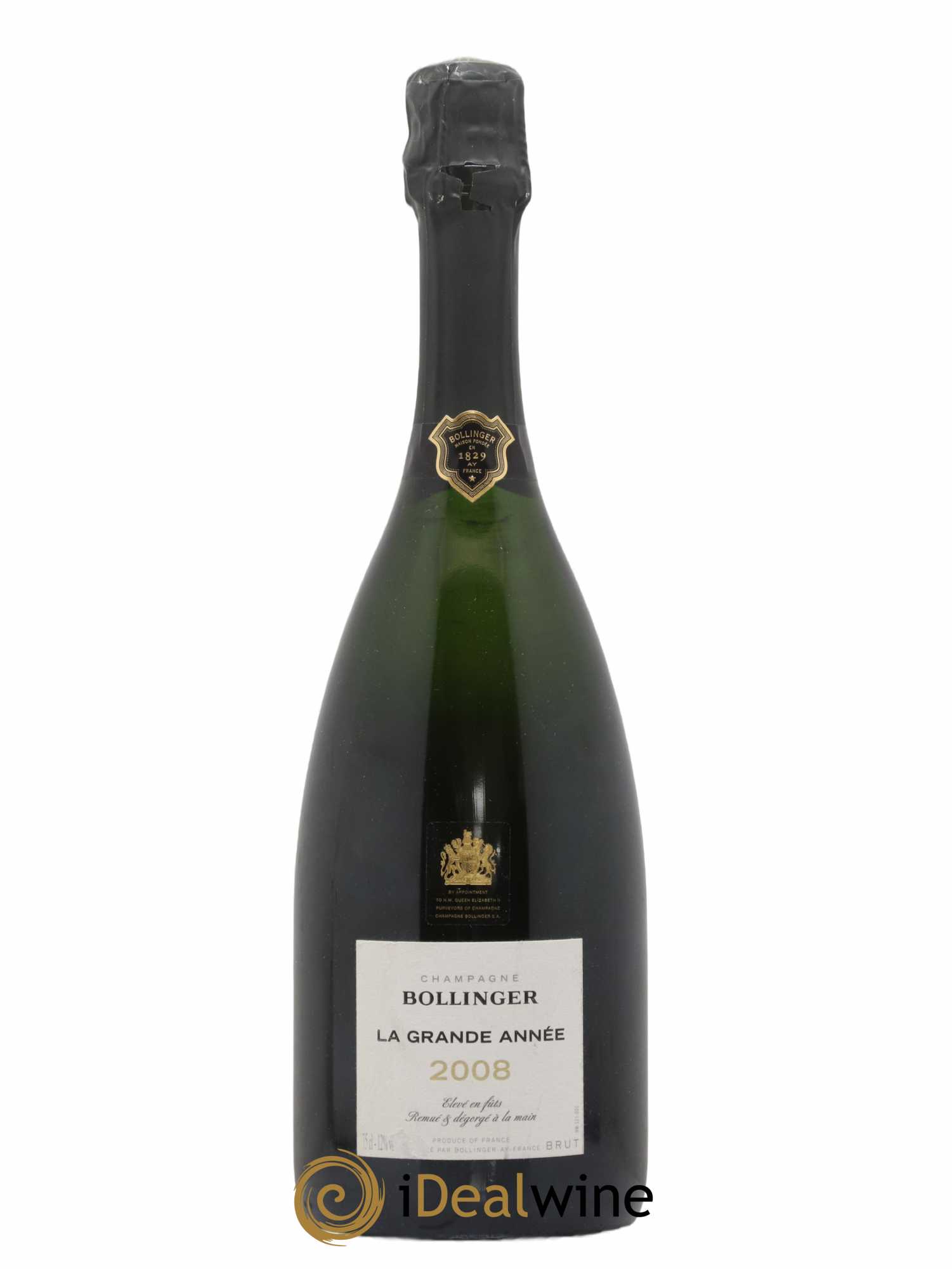 La Grande Année Brut Bollinger Brut 2008 - Lot de 1 bouteille - 0