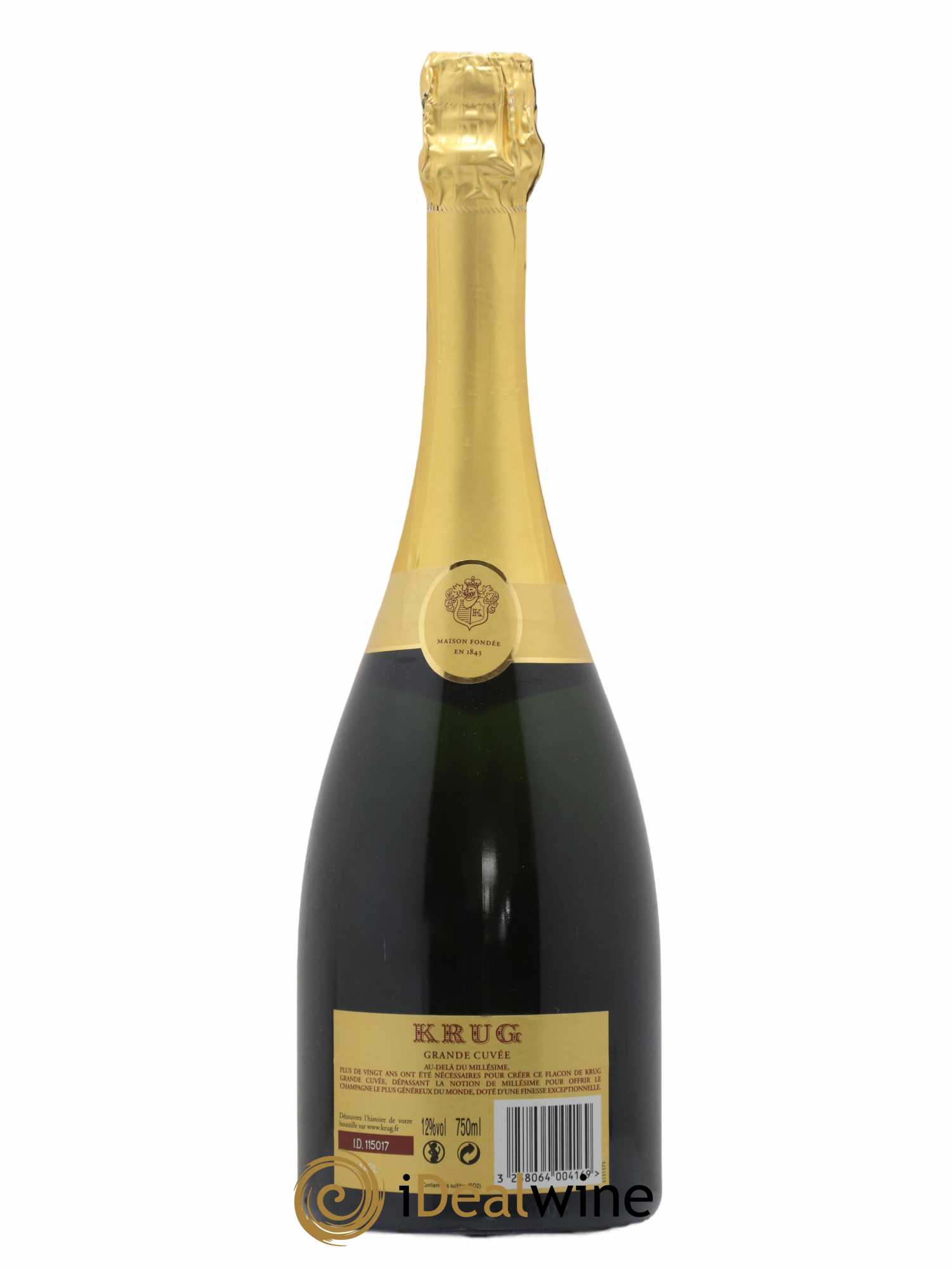Grande Cuvée - 163ème édition Krug - Lot of 1 bottle - 1