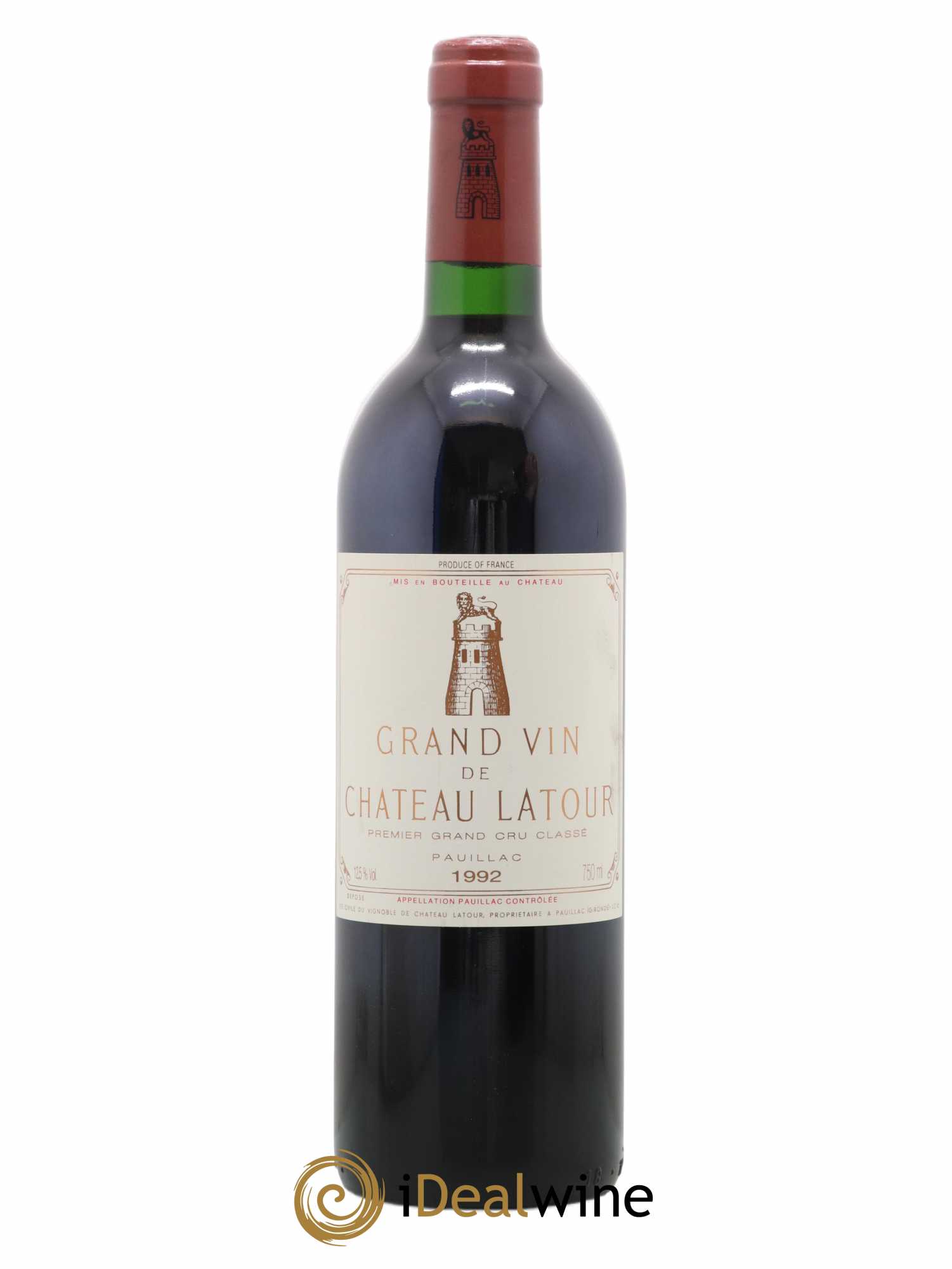 Château Latour 1er Grand Cru Classé 1992 - Lot de 1 bouteille - 0