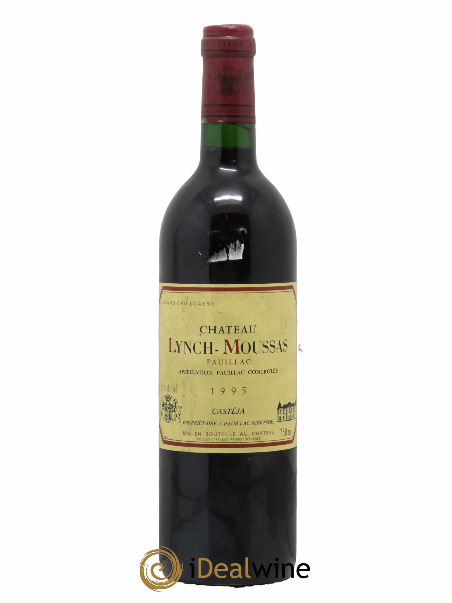 Château Lynch Moussas 5ème Grand Cru Classé 1995 - Lot de 1 bouteille - 0