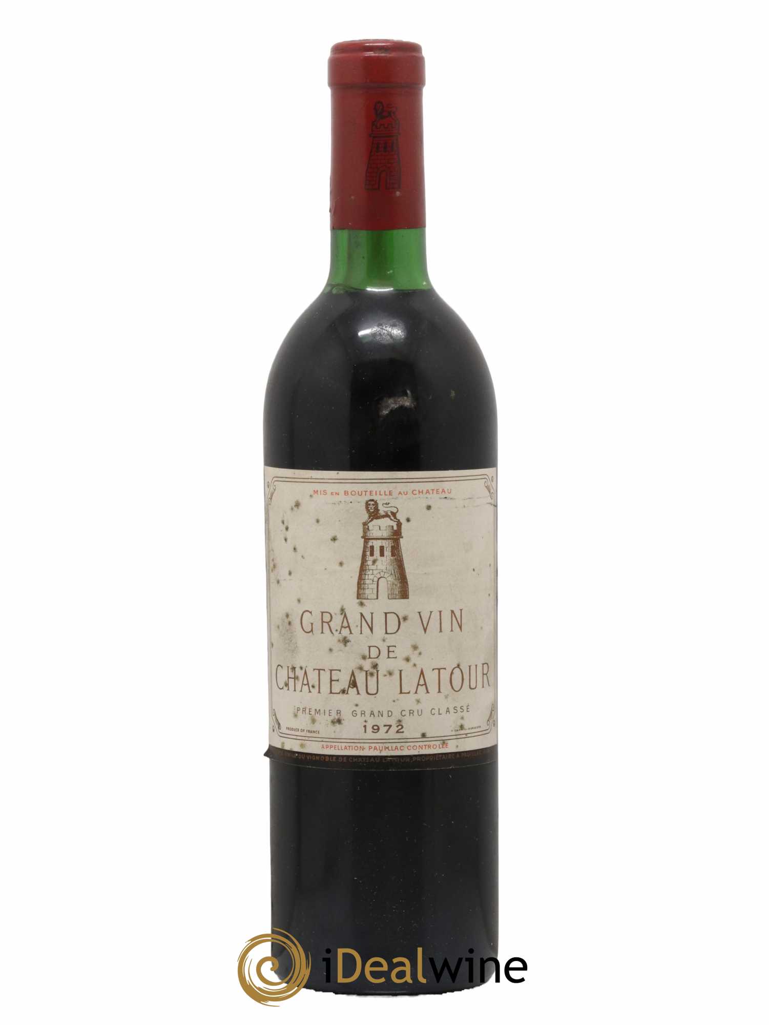 Château Latour 1er Grand Cru Classé 1972 - Lot de 1 bouteille - 0