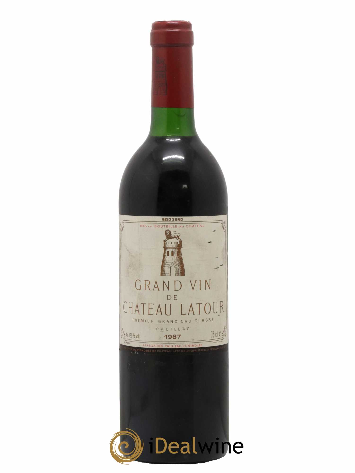 Château Latour 1er Grand Cru Classé 1987 - Lot de 1 bouteille - 0