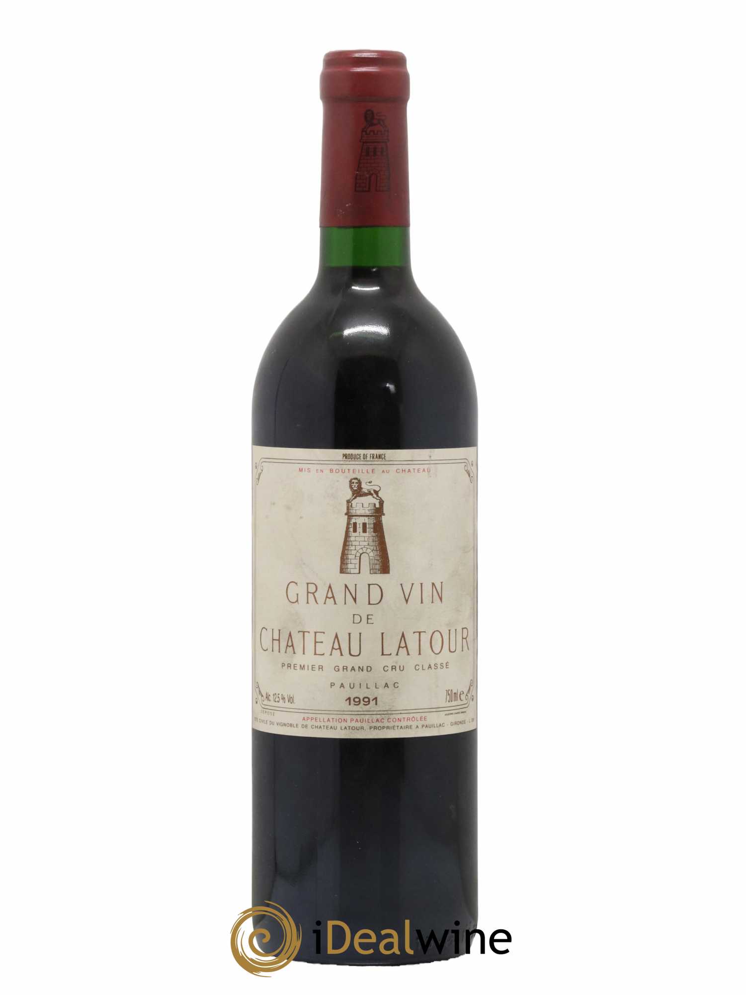 Château Latour 1er Grand Cru Classé 1991 - Lot de 1 bouteille - 0