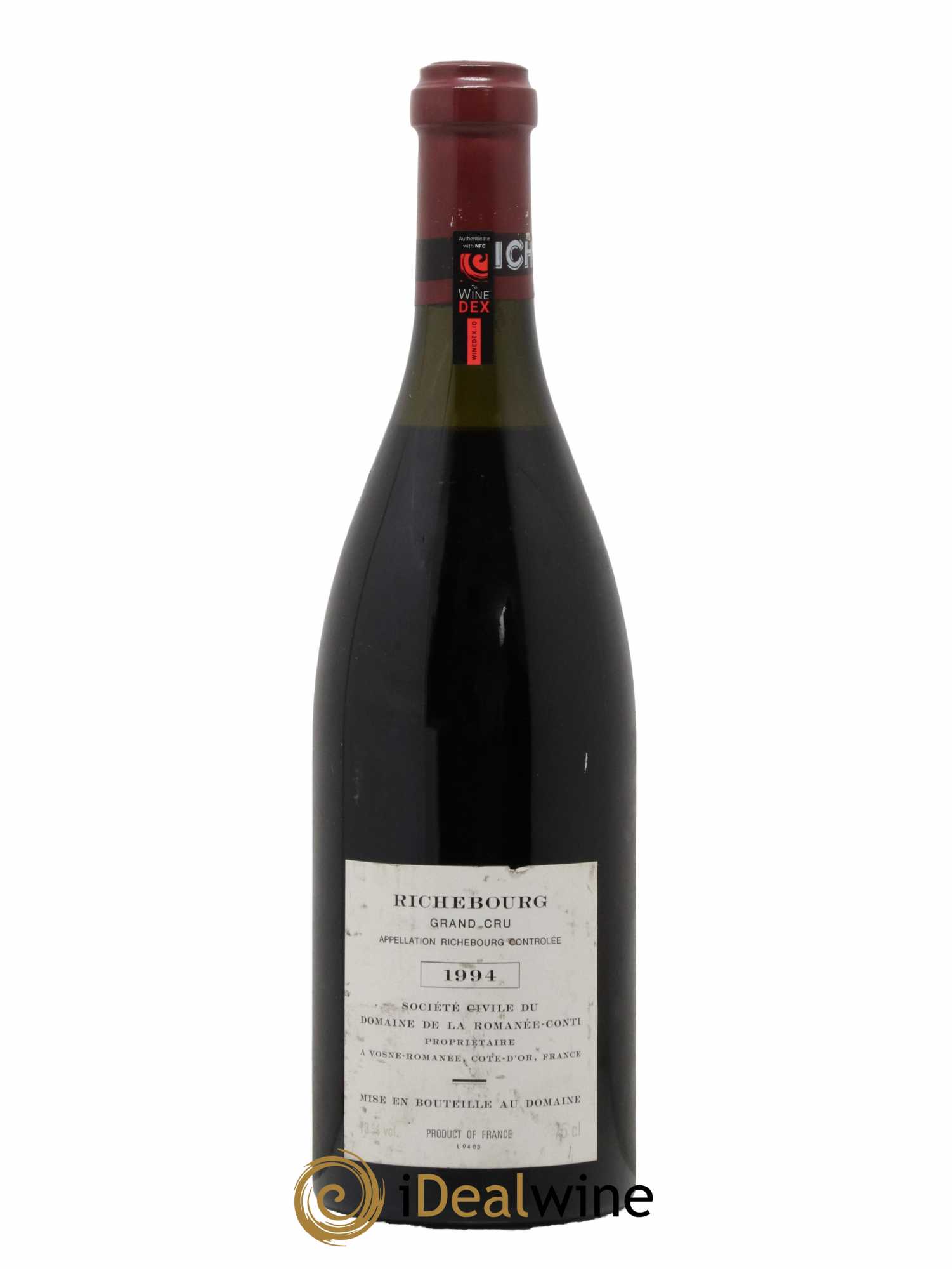 Richebourg Grand Cru Domaine de la Romanée-Conti 1994 - Lot of 1 bottle - 1