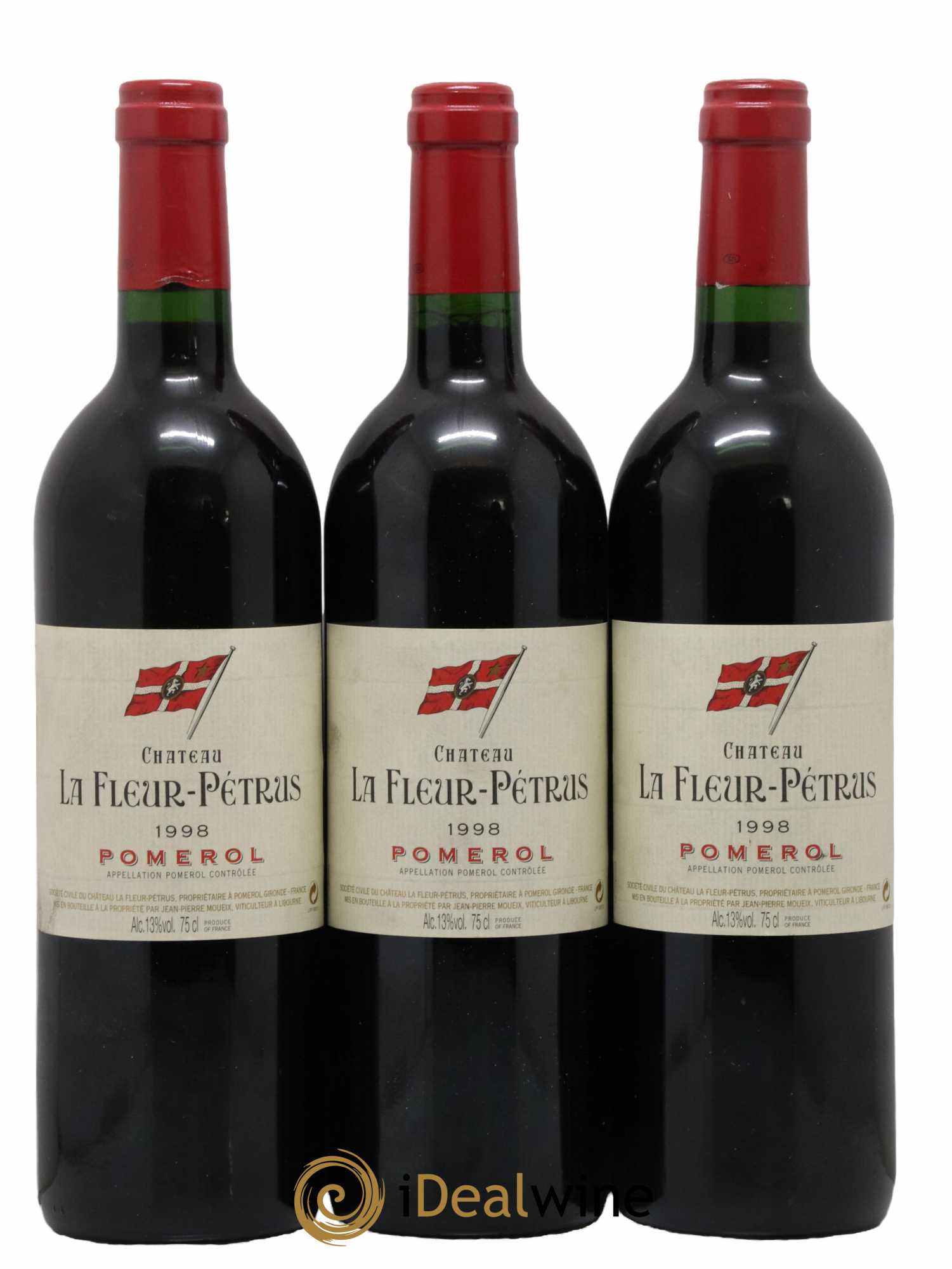 Château la Fleur Petrus 1998 - Lot de 3 bouteilles - 0