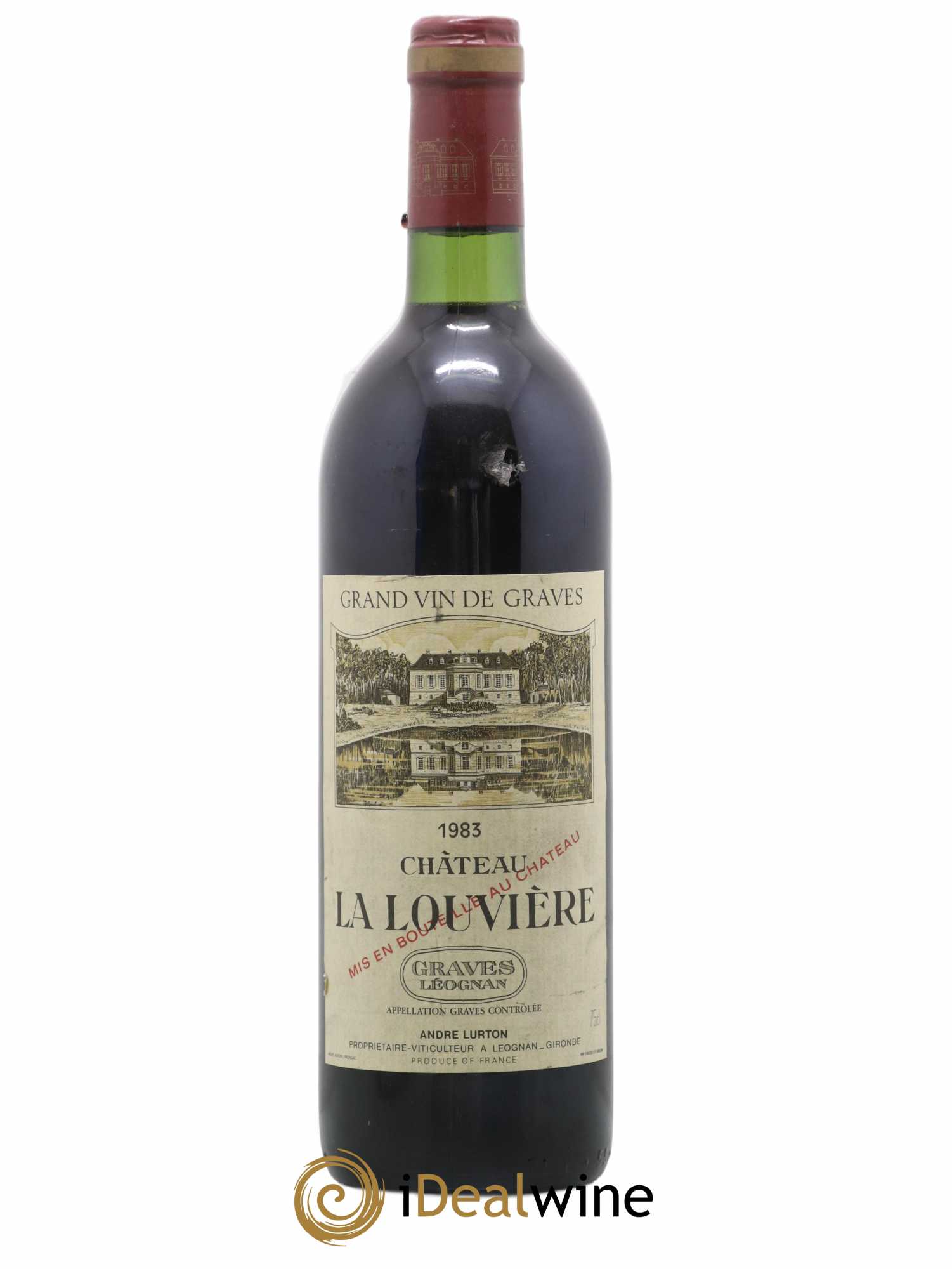 Château la Louvière 1983 - Lot de 1 bouteille - 0