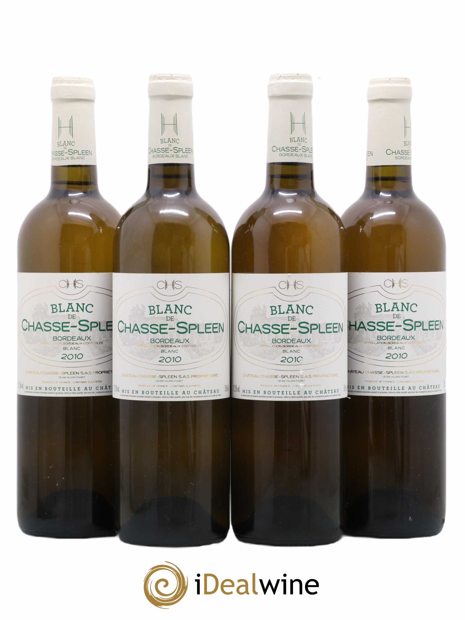 Château Chasse Spleen 2010 - Lot de 4 bouteilles - 0