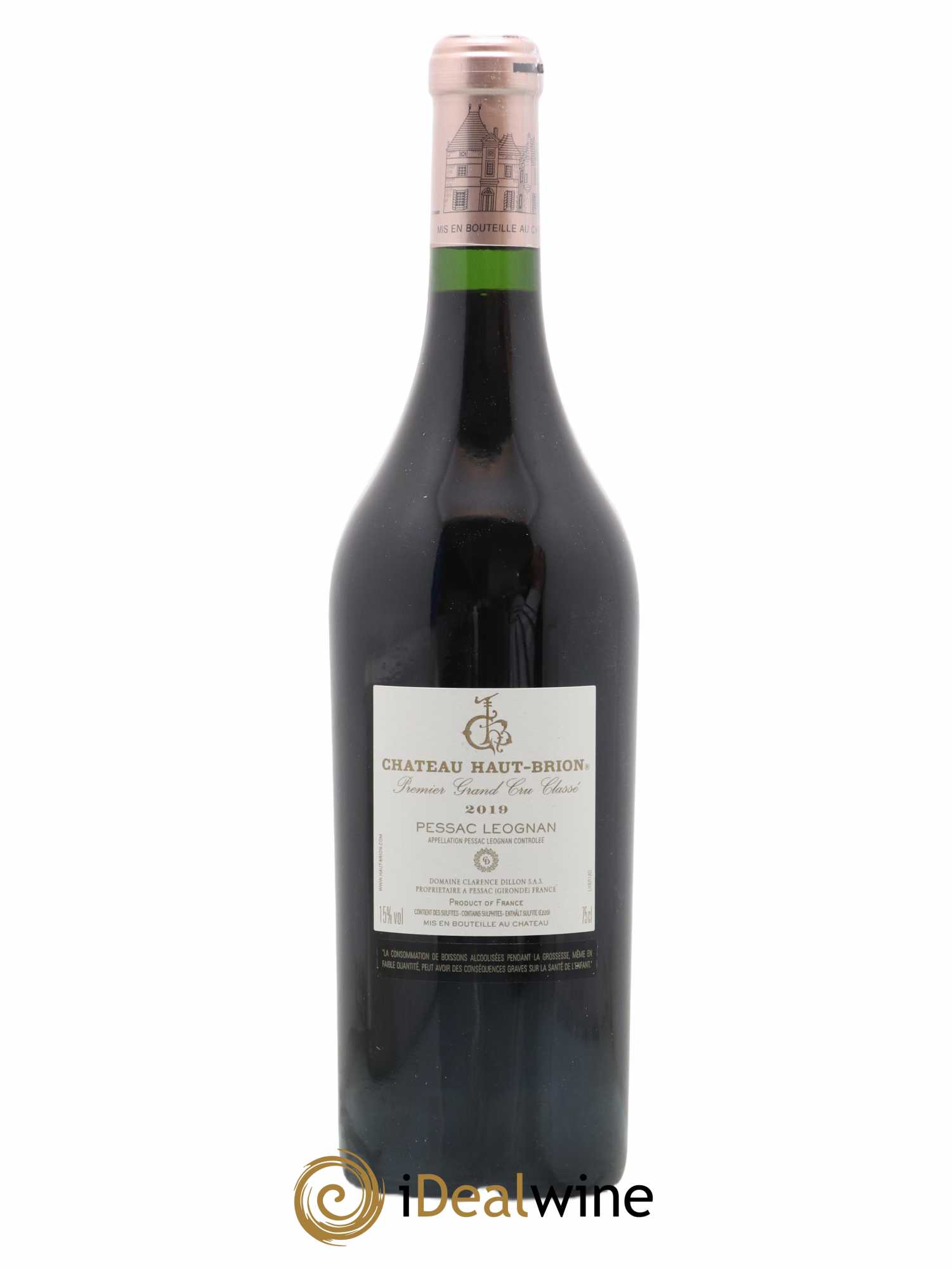 Château Haut Brion 1er Grand Cru Classé 2019 - Lot de 1 bouteille - 1