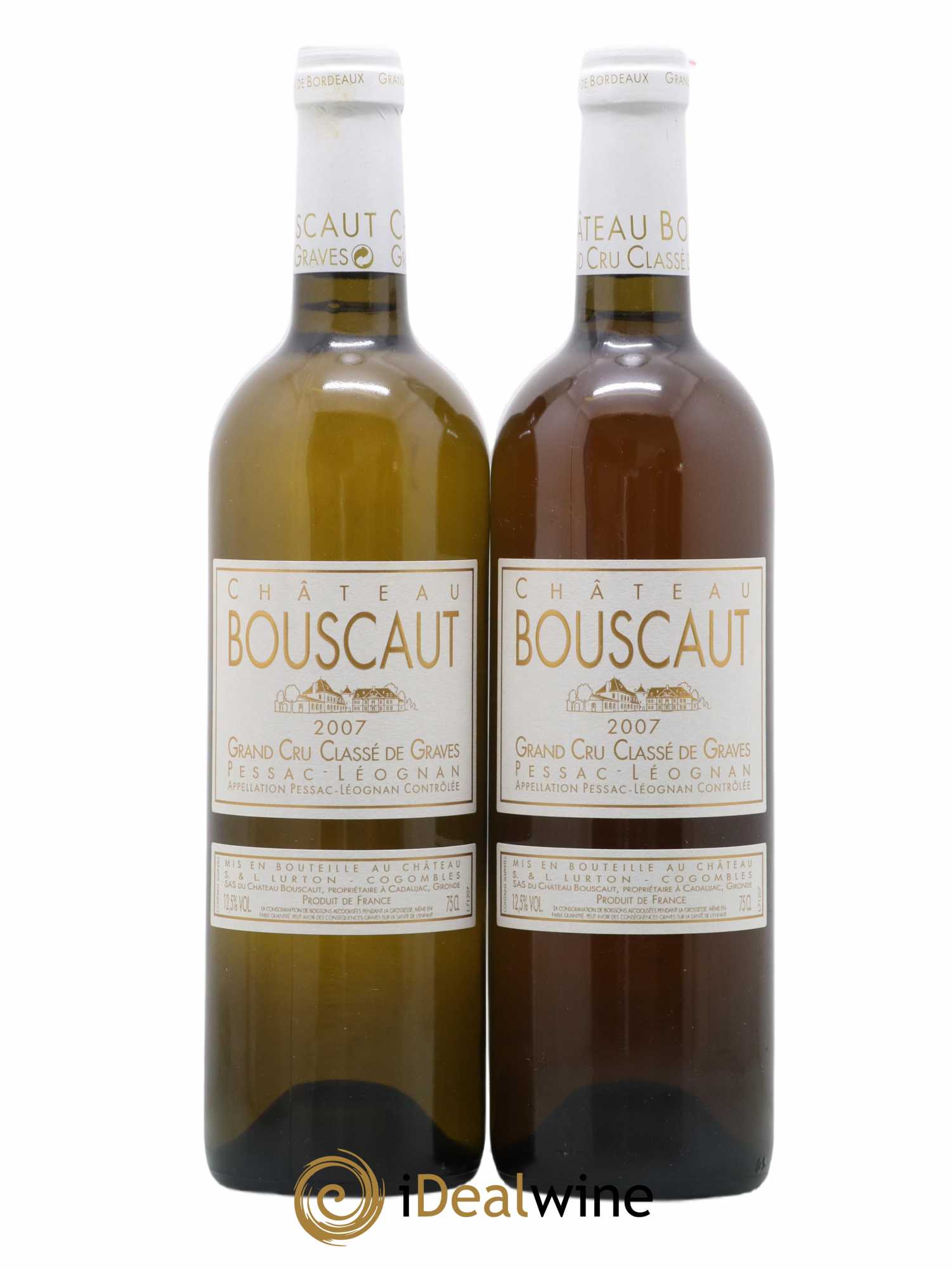 Château Bouscaut Cru Classé de Graves 2007 - Lot de 2 bouteilles - 0