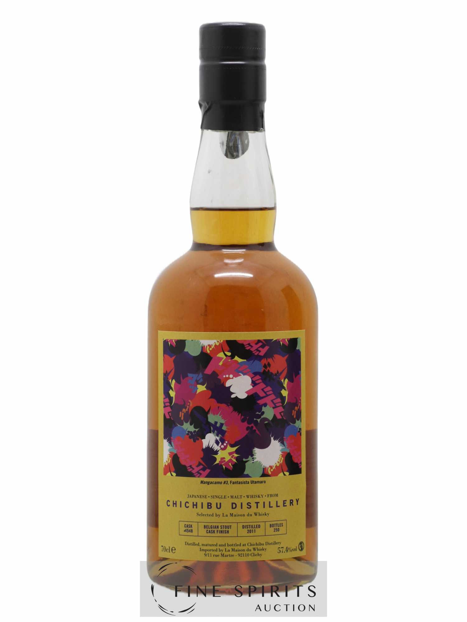 Chichibu 2011 Of. Cask n°4548 - One of 250 LMDW - Lot of 1 bottle - 1