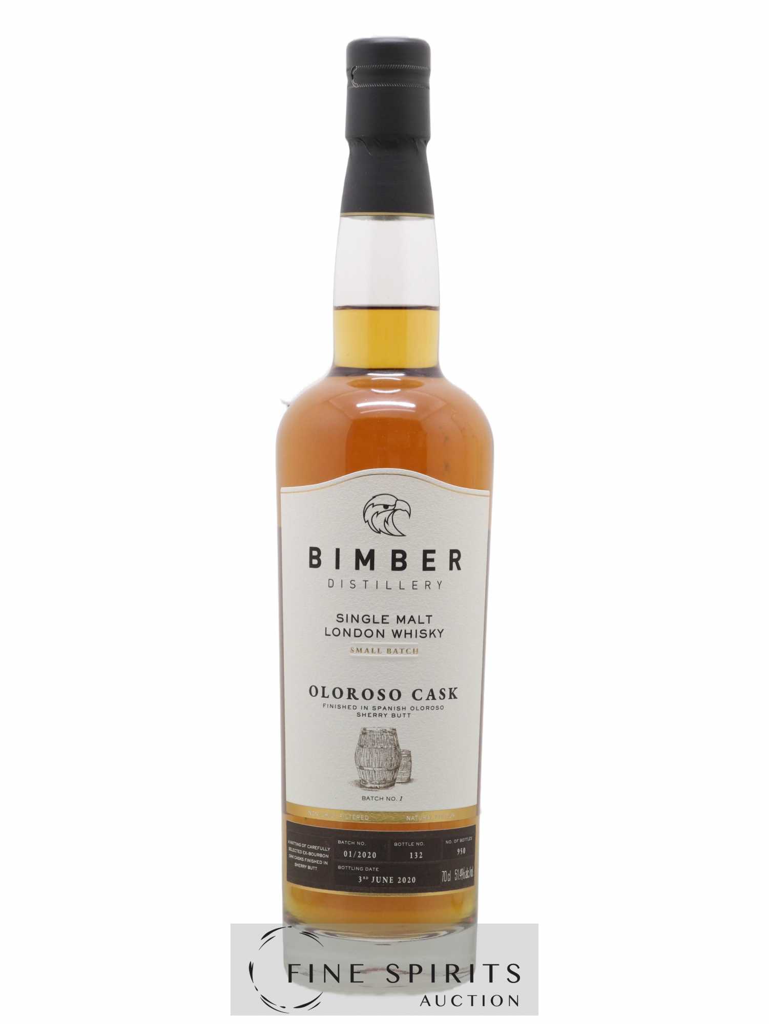 Bimber Of. Oloroso Cask Small Batch n°01-2020 - One of 950 - bottled 2020 - Lot of 1 bottle - 1