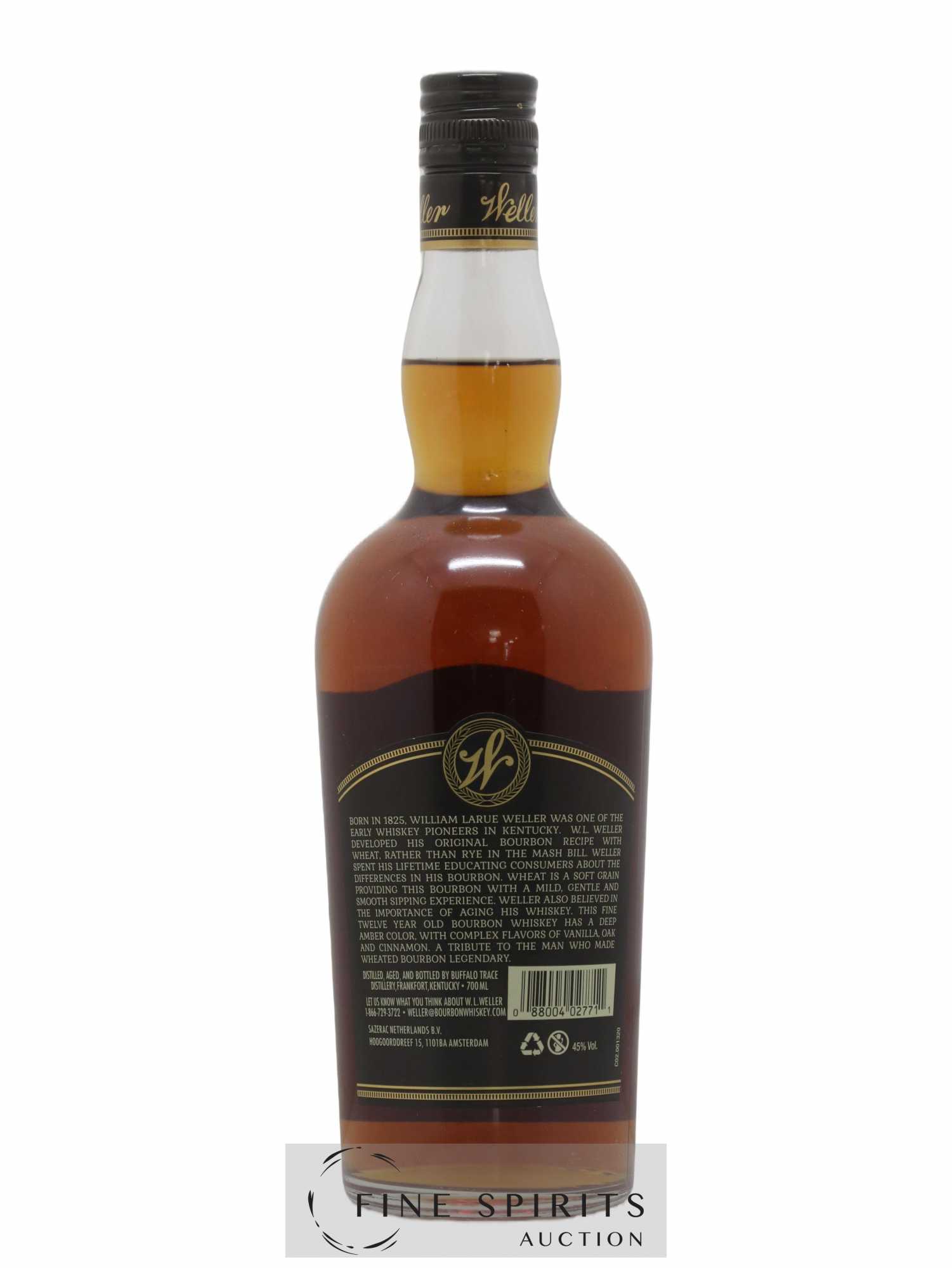 William Larue Weller 12 years Of. The Original Wheated Bourbon - Lot de 1 bouteille - 2