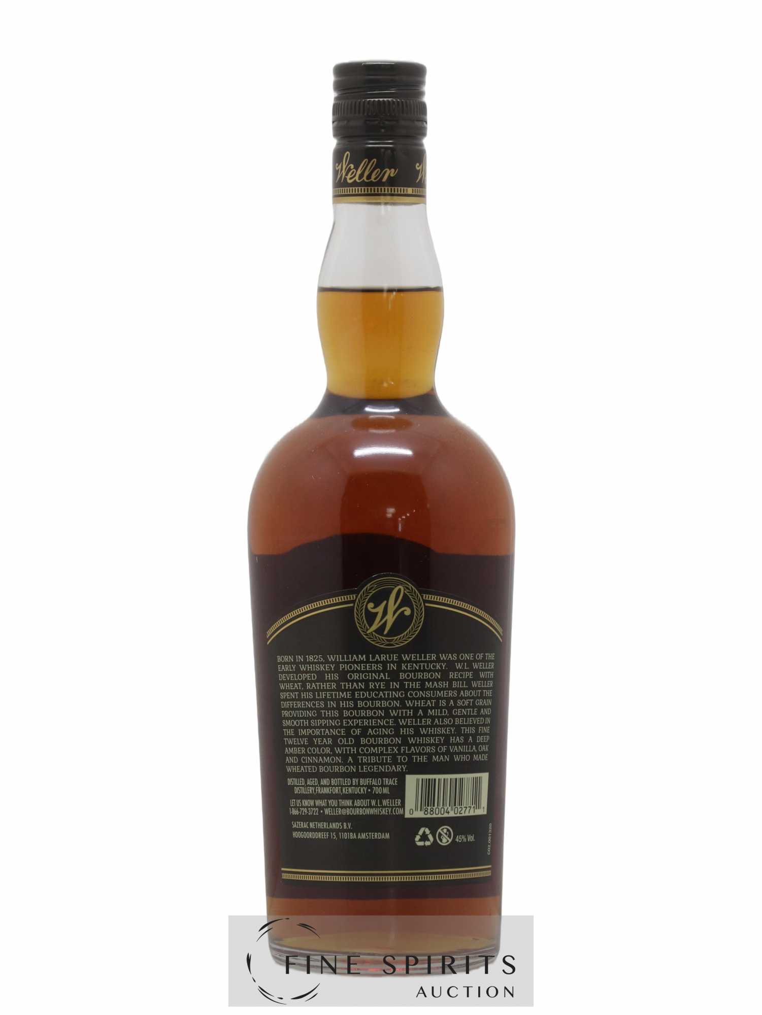 William Larue Weller 12 years Of. The Original Wheated Bourbon - Lot of 1 bottle - 2
