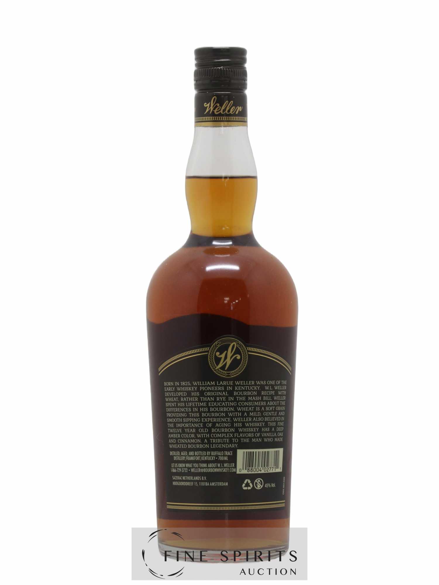 William Larue Weller 12 years Of. The Original Wheated Bourbon - Lot of 1 bottle - 2