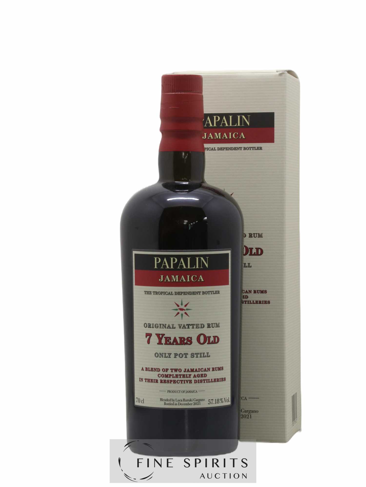 Papalin 7 years Of. Only Pot Still - bottled 2021 - Lot of 1 bottle - 0