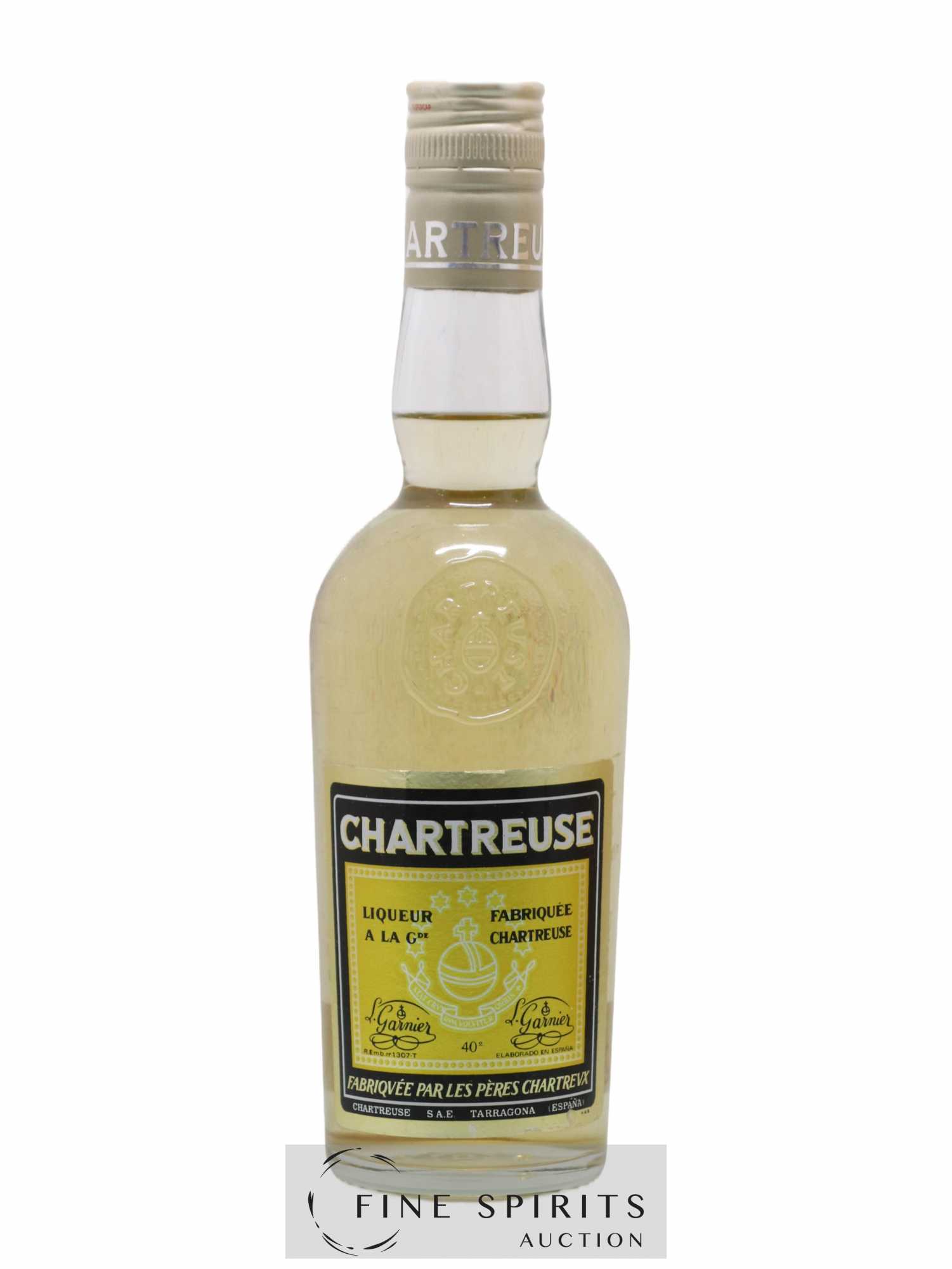 Chartreuse Of. Tarragone Jaune mise 1973 - Posten von 1 Demi-Flasche - 1