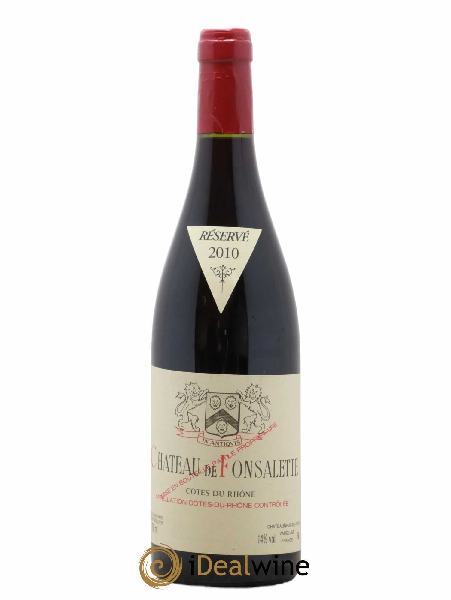 Côtes-du-Rhône Château de Fonsalette Emmanuel Reynaud 2010 - Lot de 1 bouteille - 0