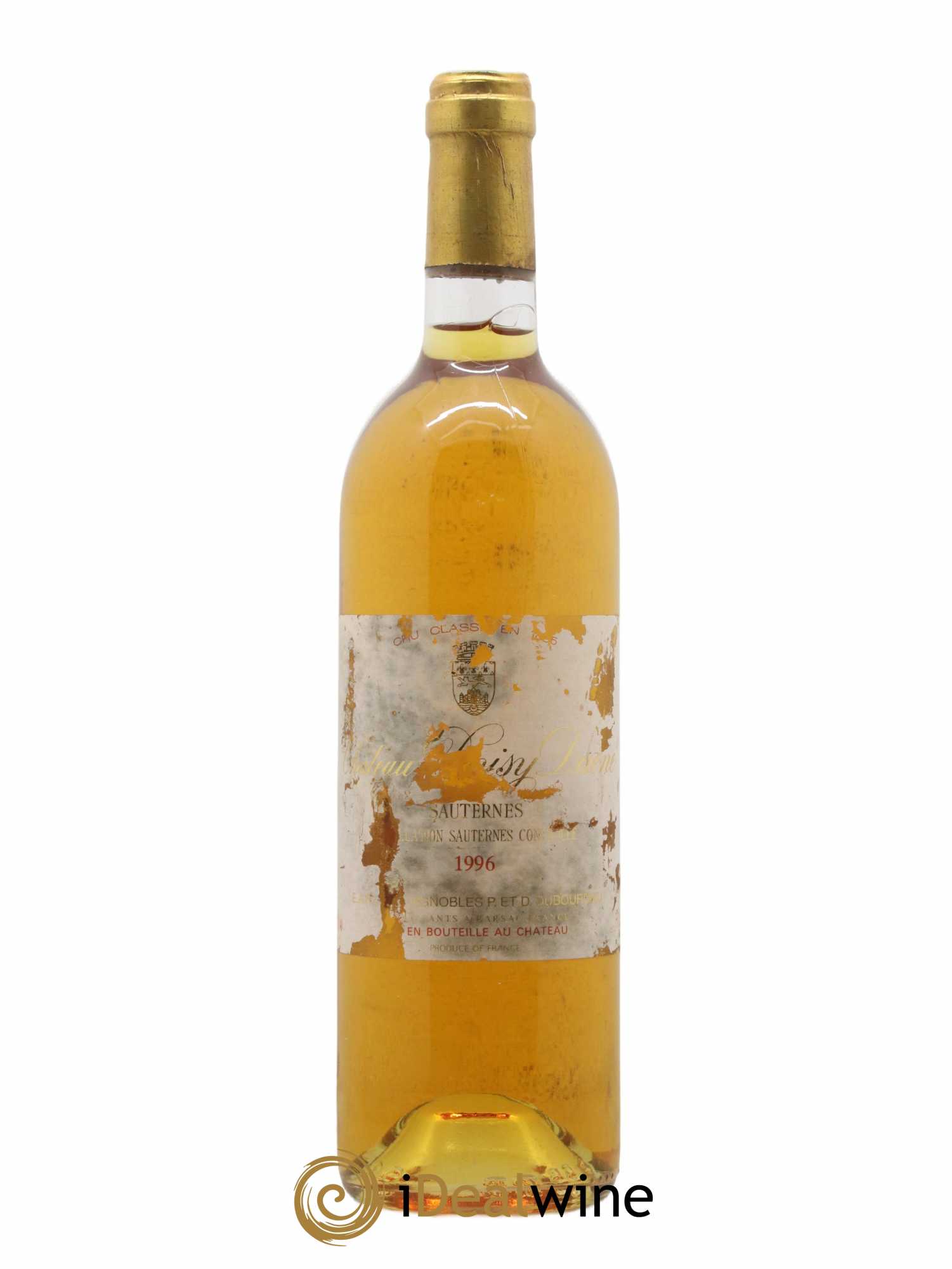 Château Doisy Daëne 2ème Grand Cru Classé 1996 - Lot de 1 bouteille - 0