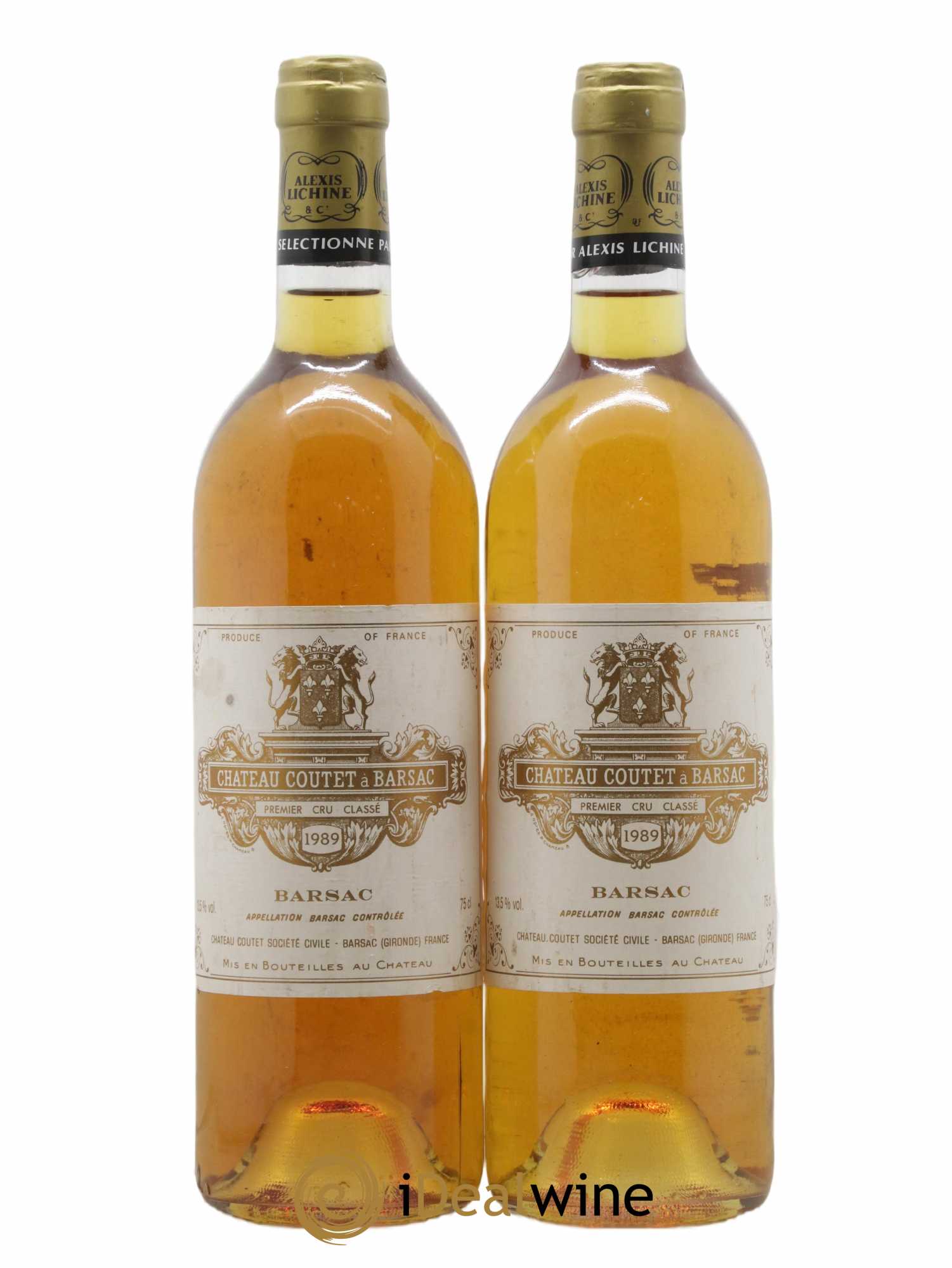 Château Coutet 1er Grand Cru Classé 1989 - Lot of 2 bottles - 0
