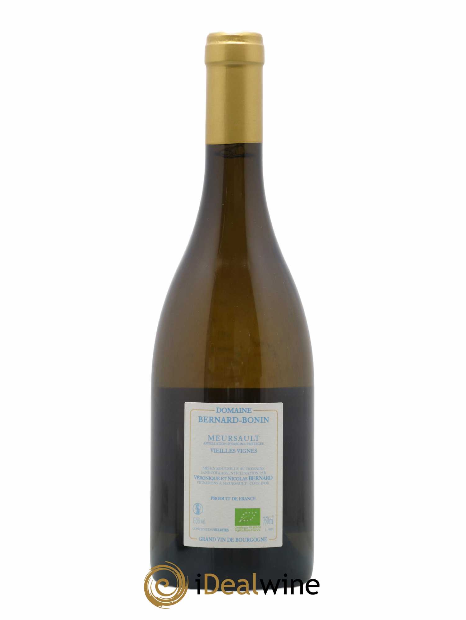Meursault Vieilles Vignes Bernard Bonin 2019 - Lotto di 1 bottiglia - 1