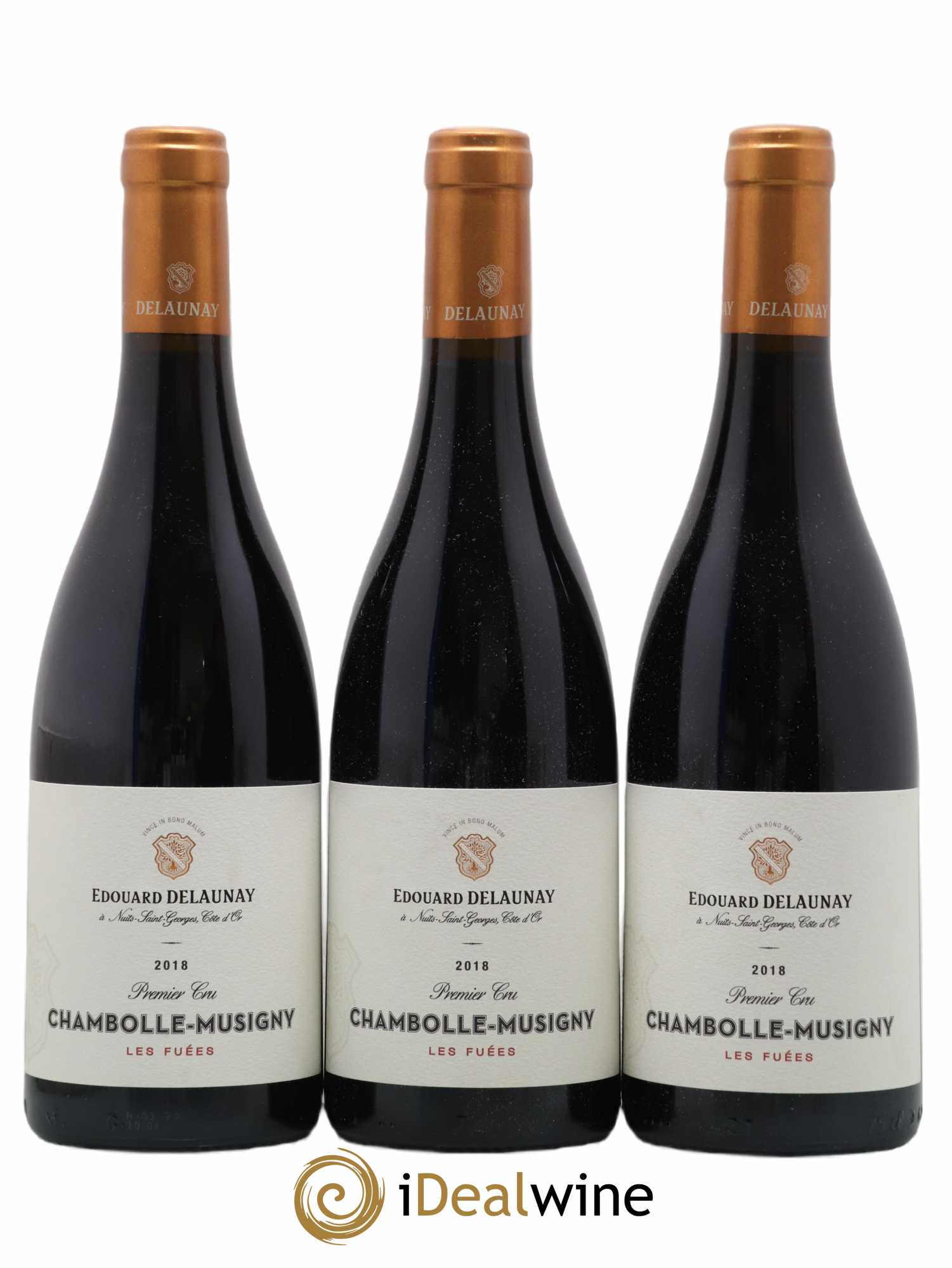 Chambolle-Musigny 1er Cru Les Fuées Edouard Delaunay 2018 - Lot of 3 bottles - 0