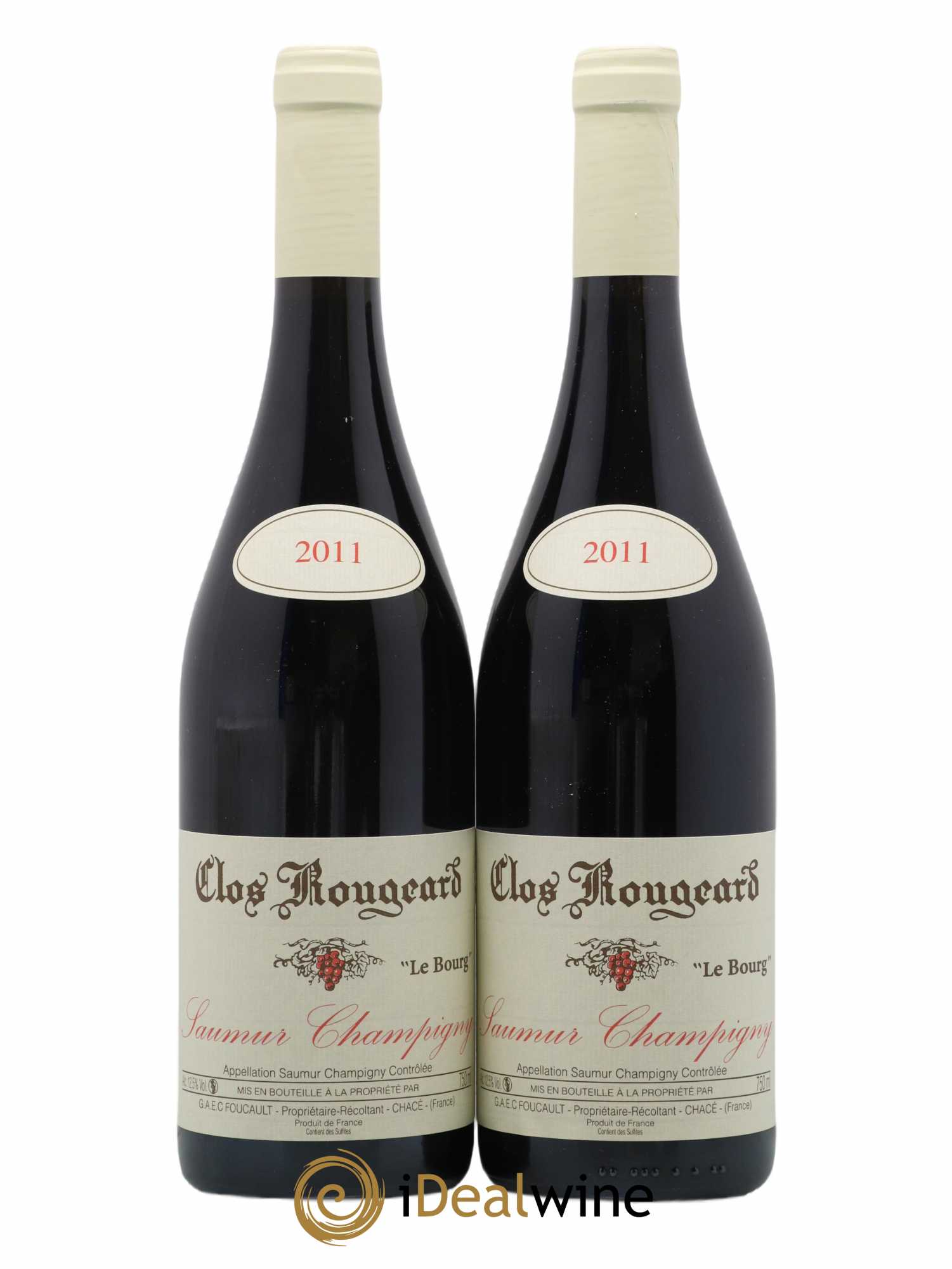 Saumur-Champigny Le Bourg Clos Rougeard 2011 - Lot de 2 bouteilles - 0