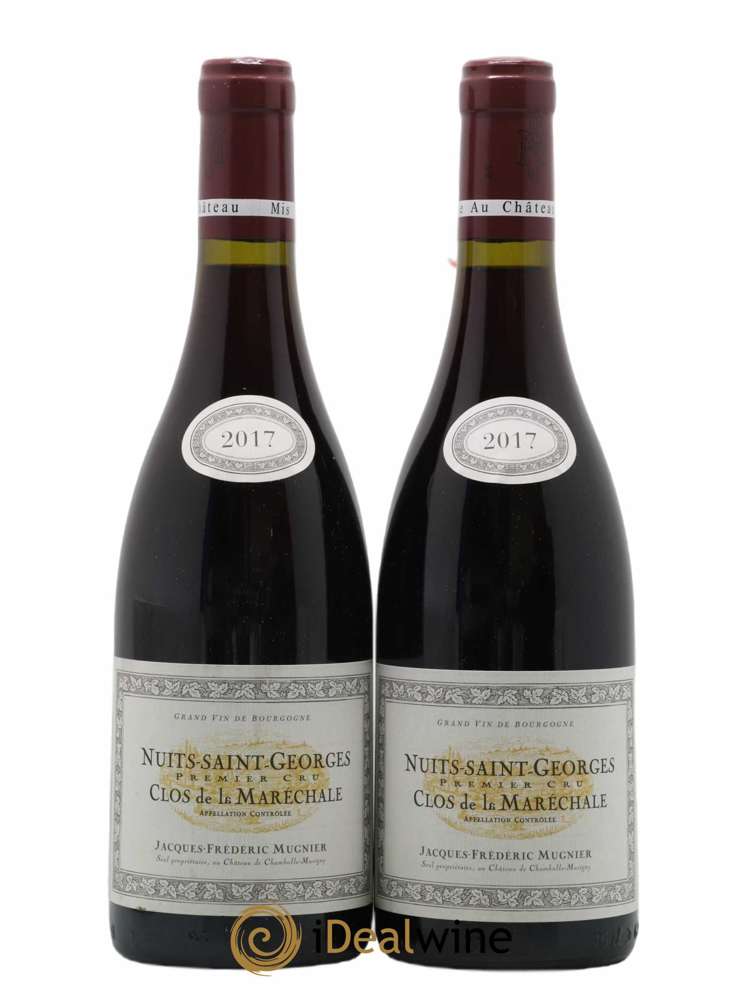 Nuits-Saint-Georges 1er Cru Clos de La Maréchale Jacques-Frédéric Mugnier 2017 - Lot de 2 bouteilles - 0