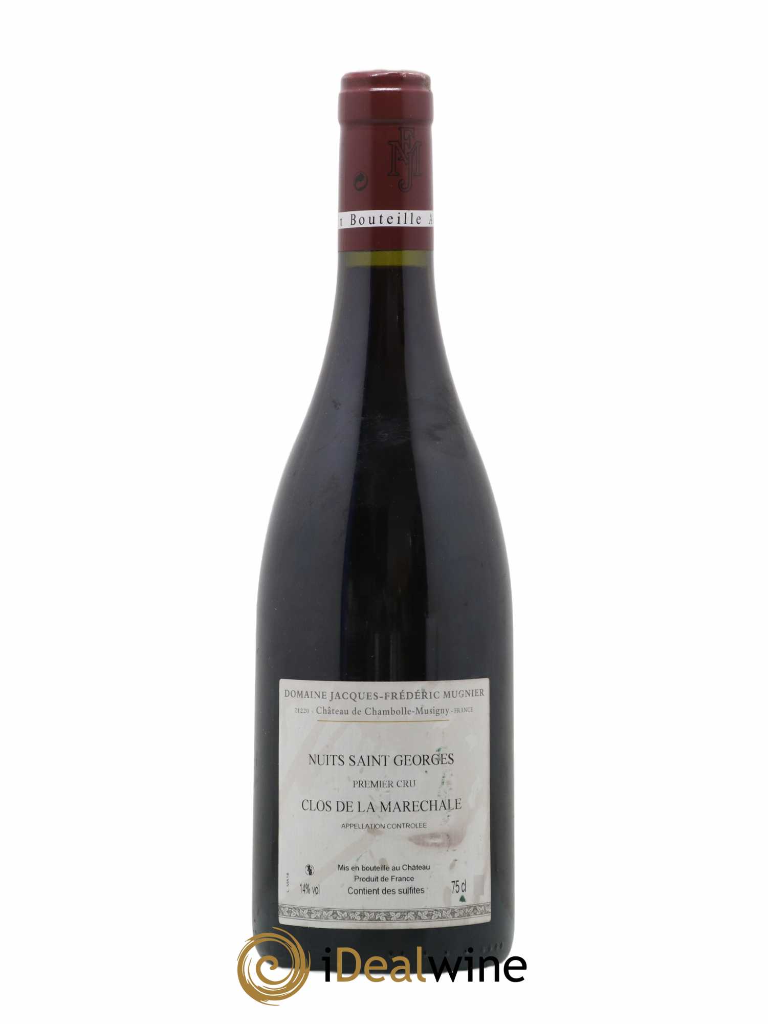 Nuits-Saint-Georges 1er Cru Clos de La Maréchale Jacques-Frédéric Mugnier 2018 - Lot de 1 bouteille - 1