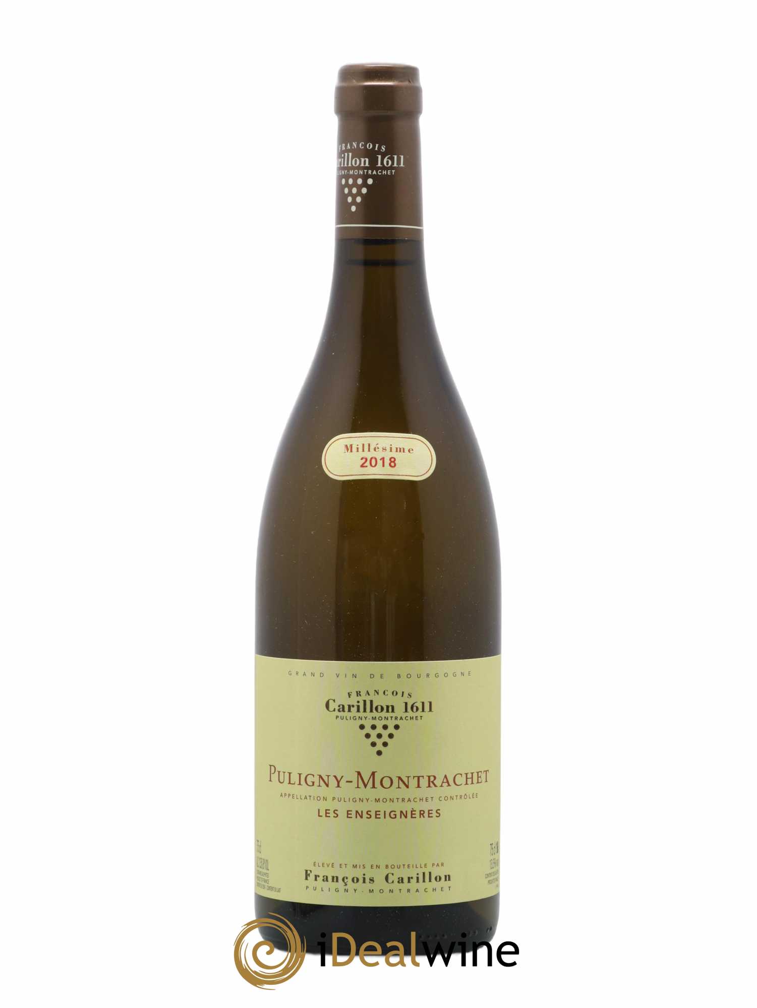 Puligny-Montrachet Les Enseignères François Carillon 2018 - Lot de 1 bouteille - 0