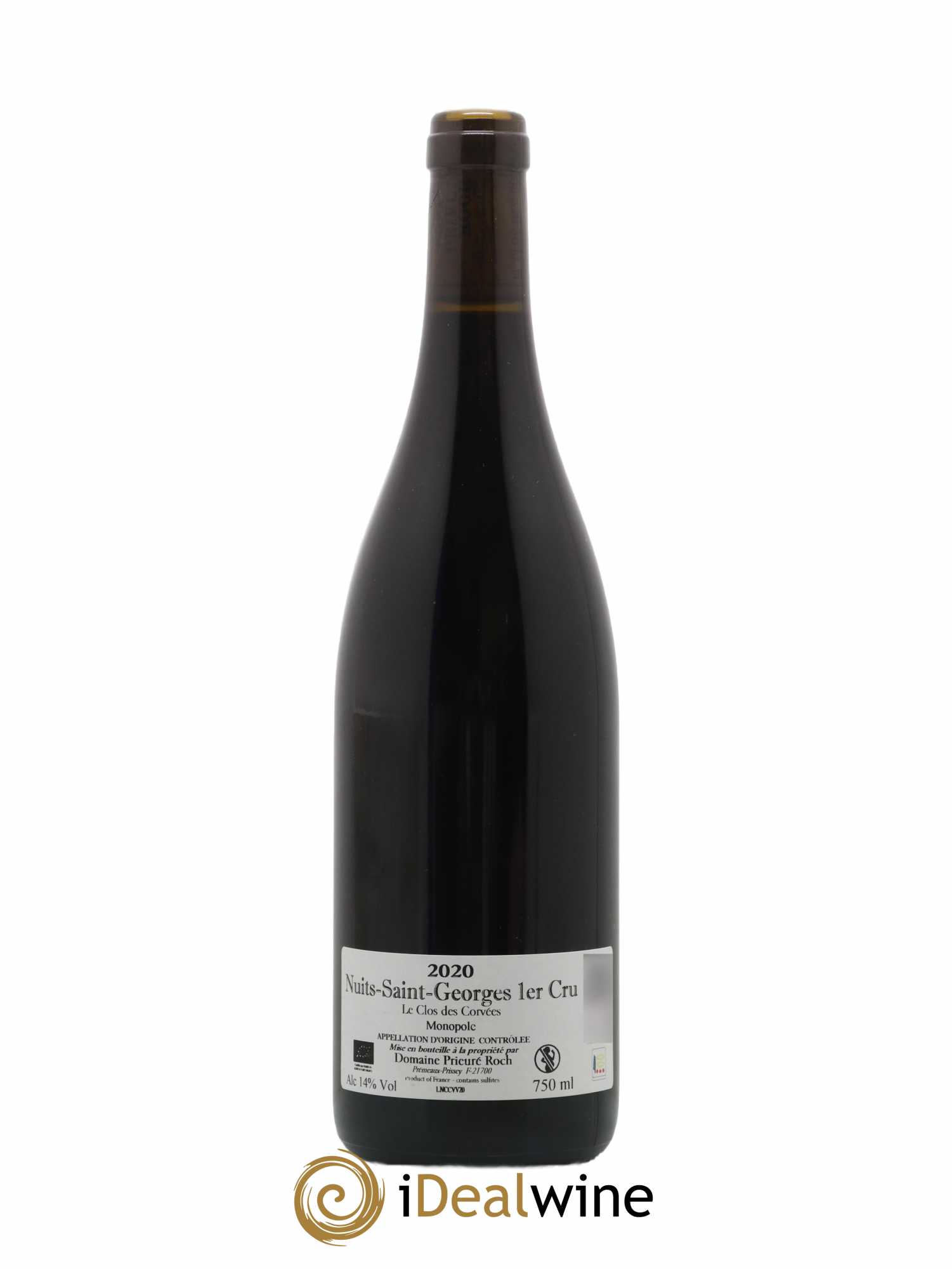 Nuits-Saint-Georges 1er Cru Le Clos des Corvées Vieilles Vignes Prieuré Roch 2020 - Lot de 1 bouteille - 1