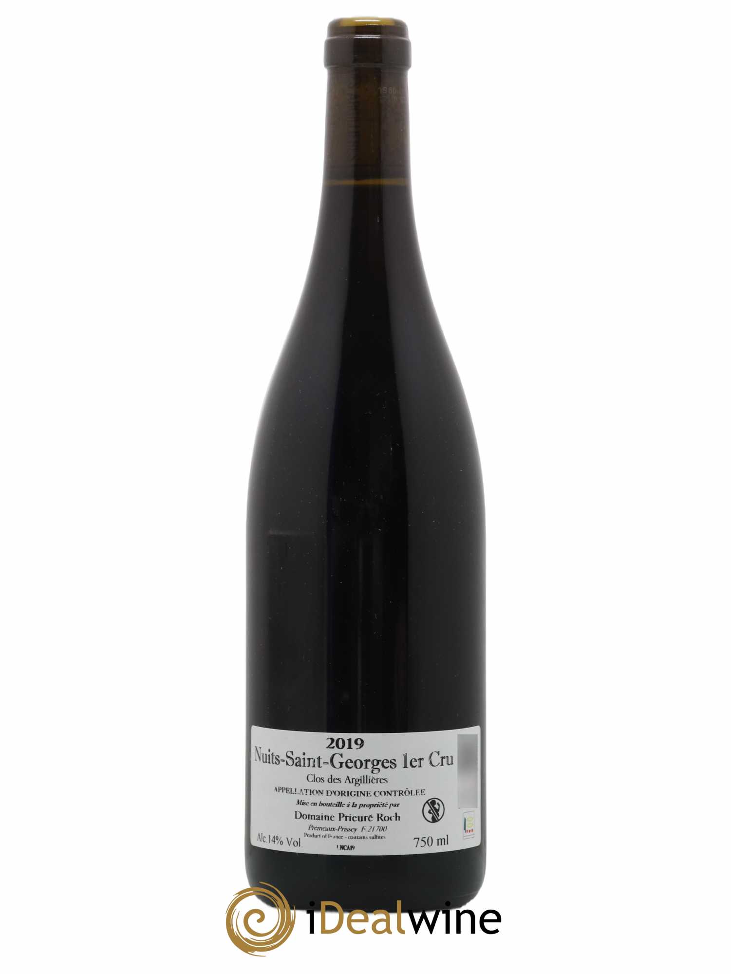 Nuits-Saint-Georges 1er Cru Clos des Argillières Prieuré Roch 2019 - Lot de 1 bouteille - 1