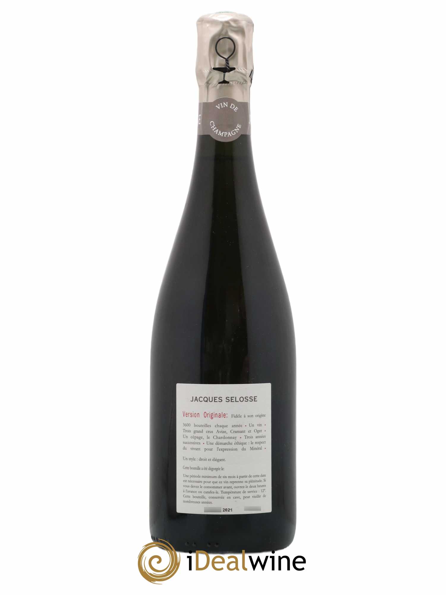Version Originale Jacques Selosse - Lot of 1 bottle - 1
