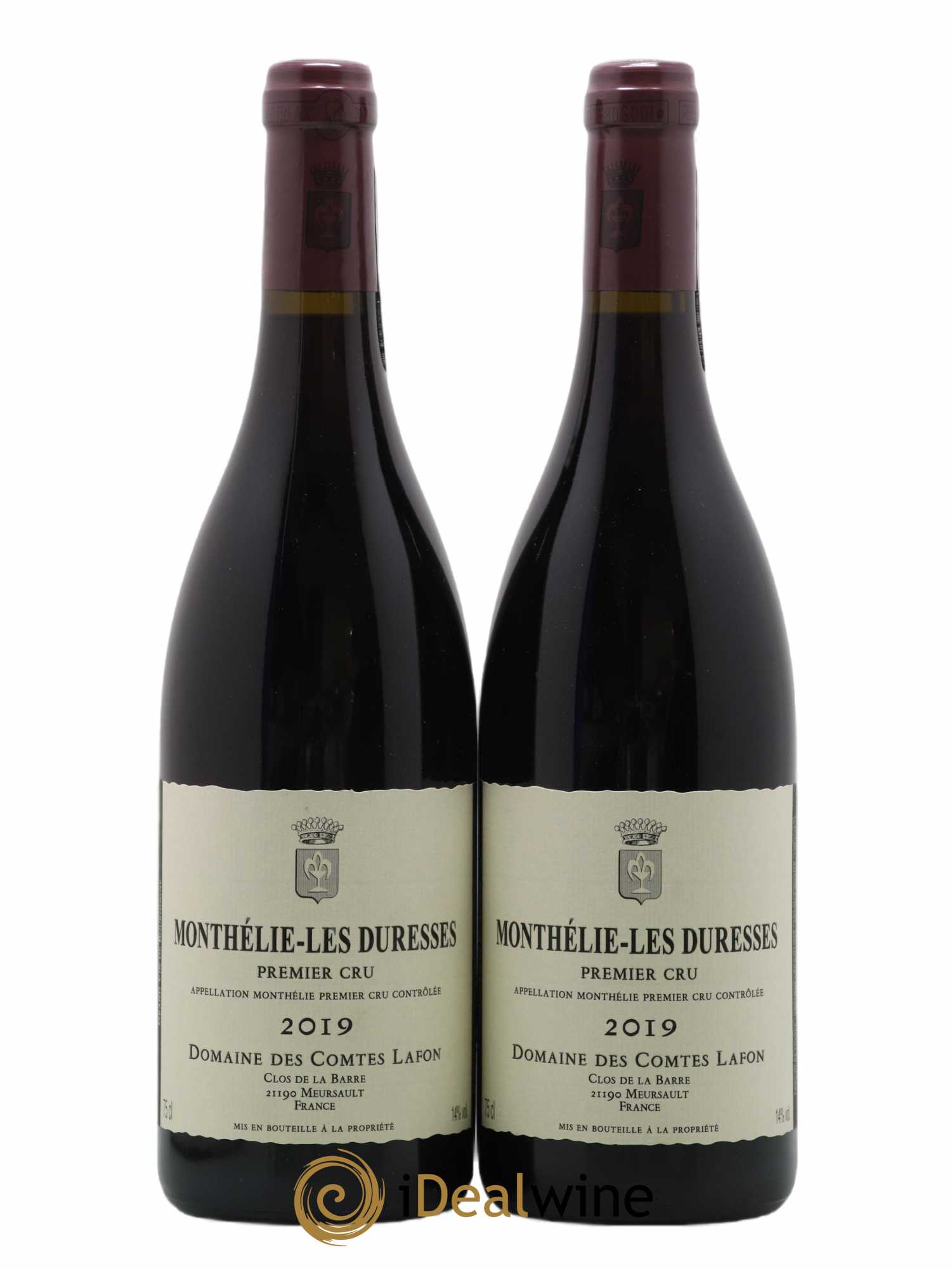 Monthélie 1er Cru Les Duresses Comtes Lafon (Domaine des) 2019 - Lot de 2 bouteilles - 0