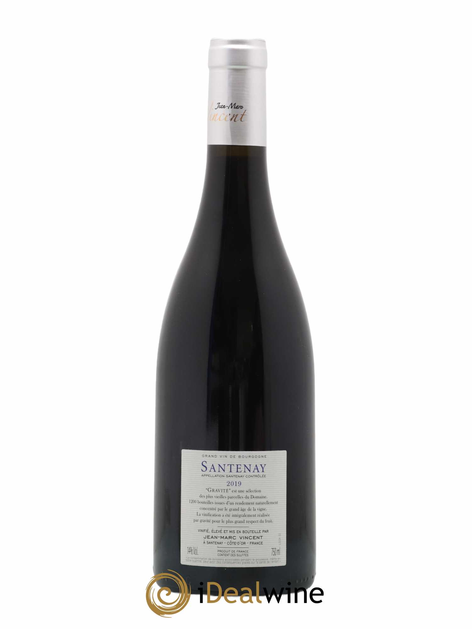Santenay Gravité Jean-Marc Vincent (Domaine) 2019 - Lot de 1 bouteille - 1
