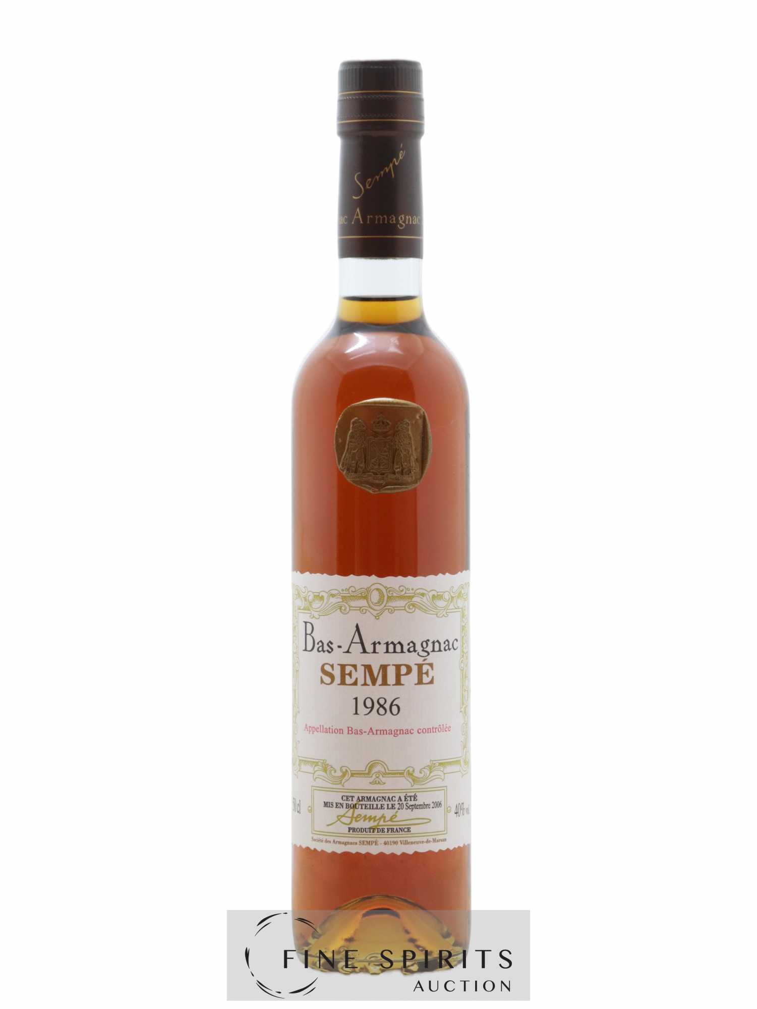 Sempé 1986 Of. bottled 2006 50CL - Lot de 1 bouteille - 1