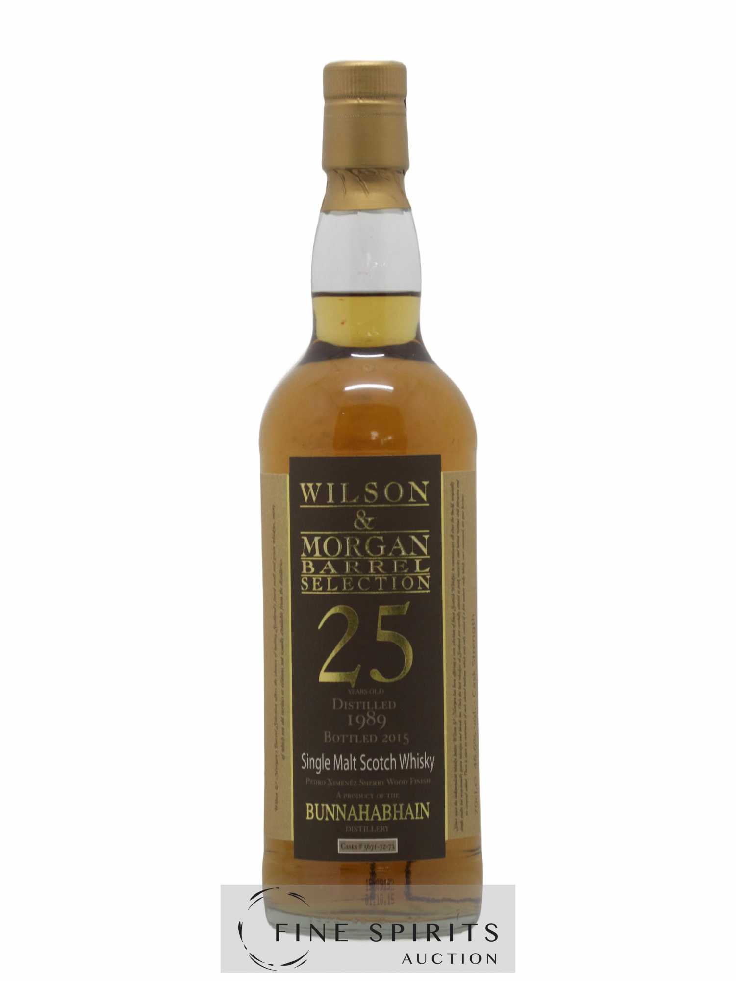 Bunnahabhain 25 years 1989 Wilson & Morgan Casks n°5671-72-73 - One of 585 - bottled 2015 Barrel Selection - Lot de 1 bouteille - 1