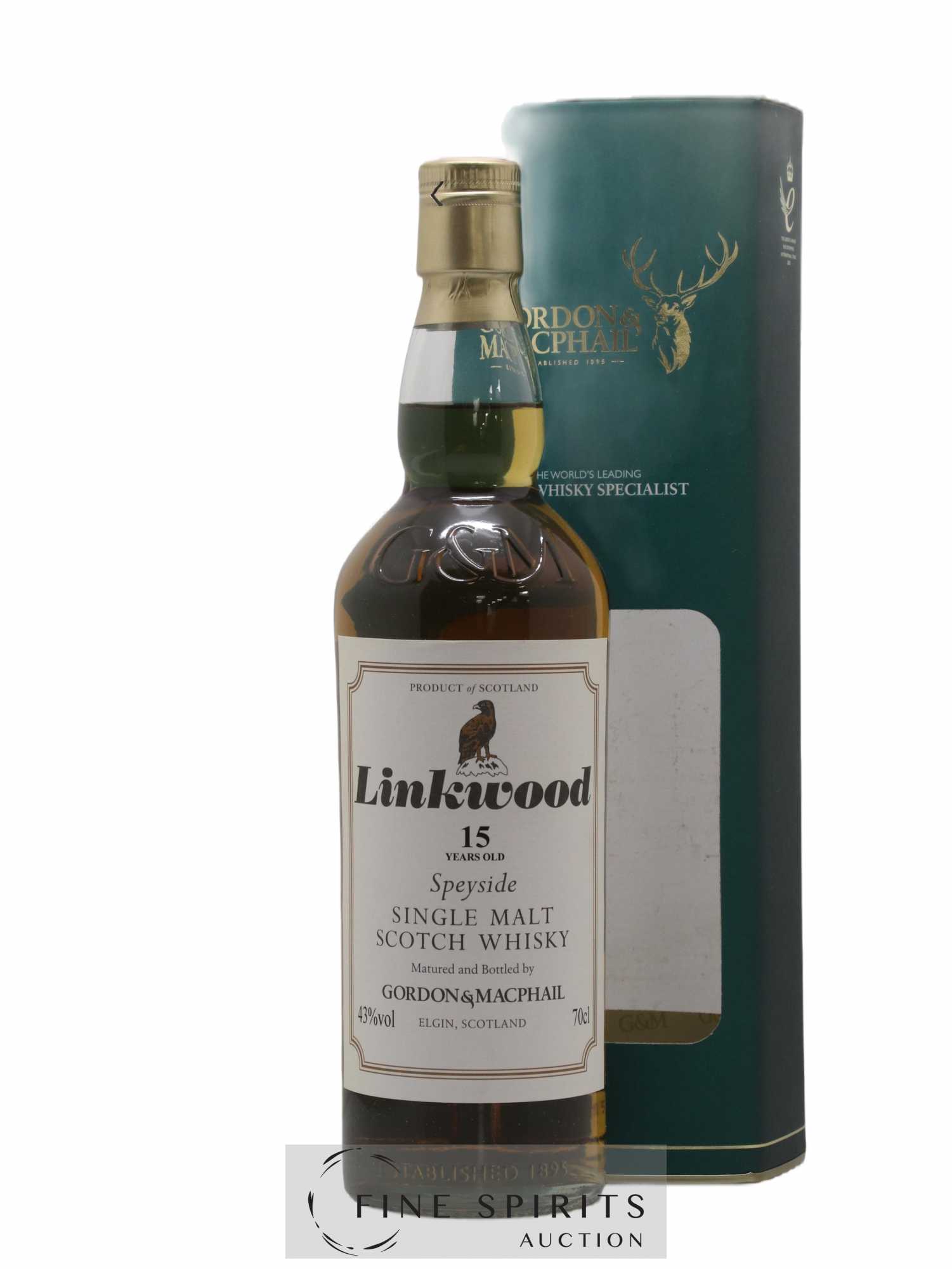 Linkwood 15 years Gordon & MacPhail - Lot of 1 bottle - 0