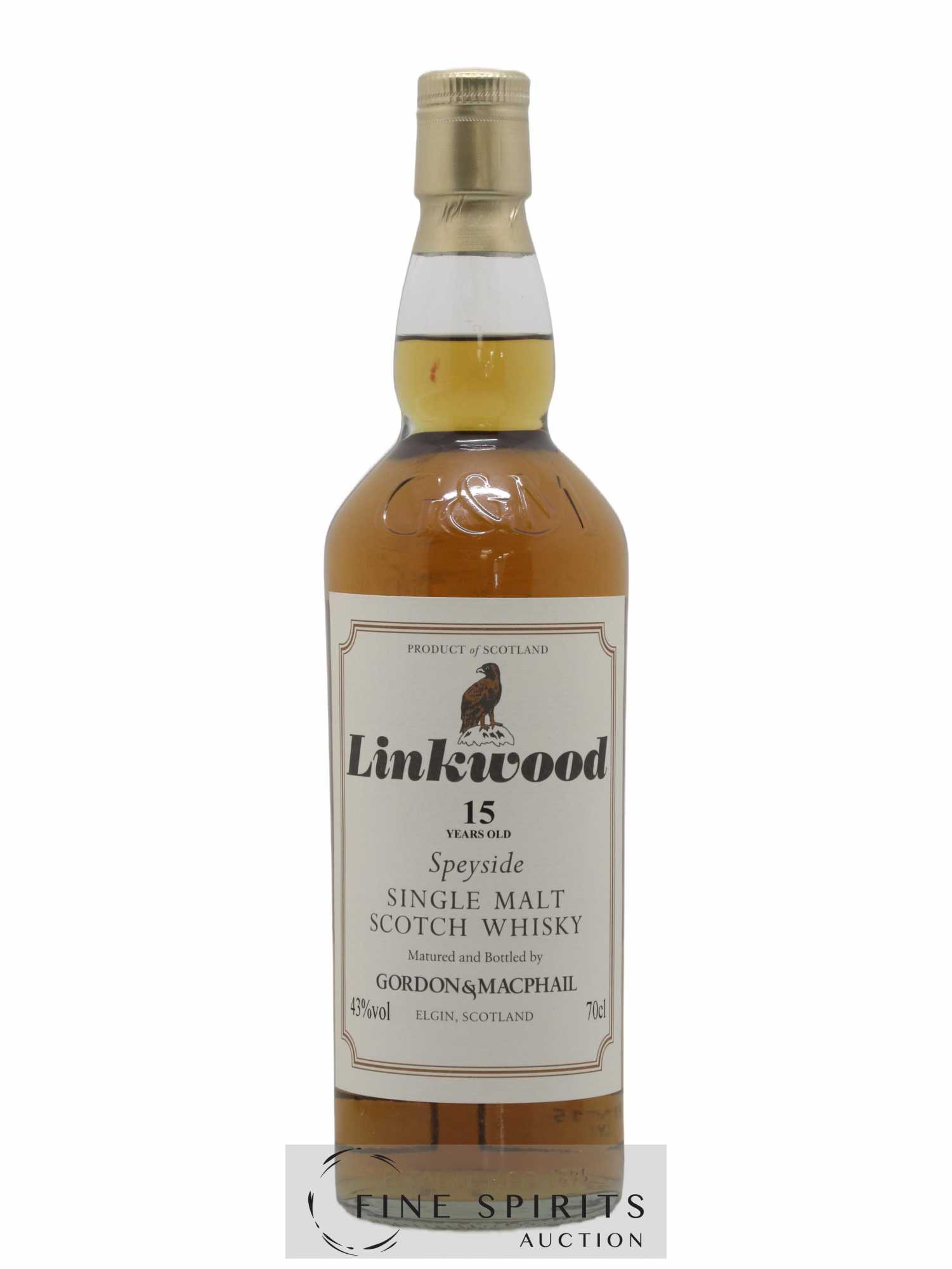 Linkwood 15 years Gordon & MacPhail - Lot de 1 bouteille - 1