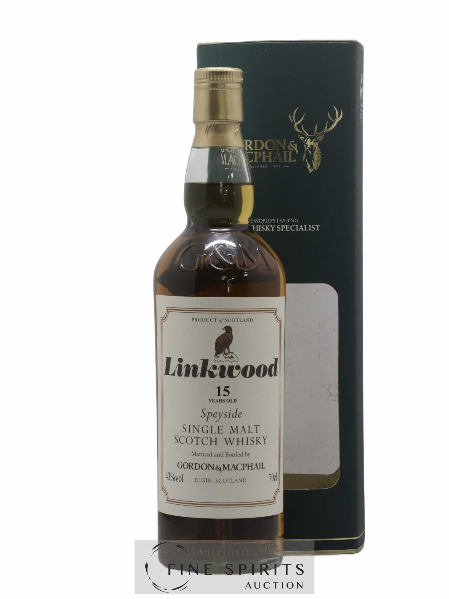 Linkwood 15 years Gordon & MacPhail - Lot de 1 bouteille - 0
