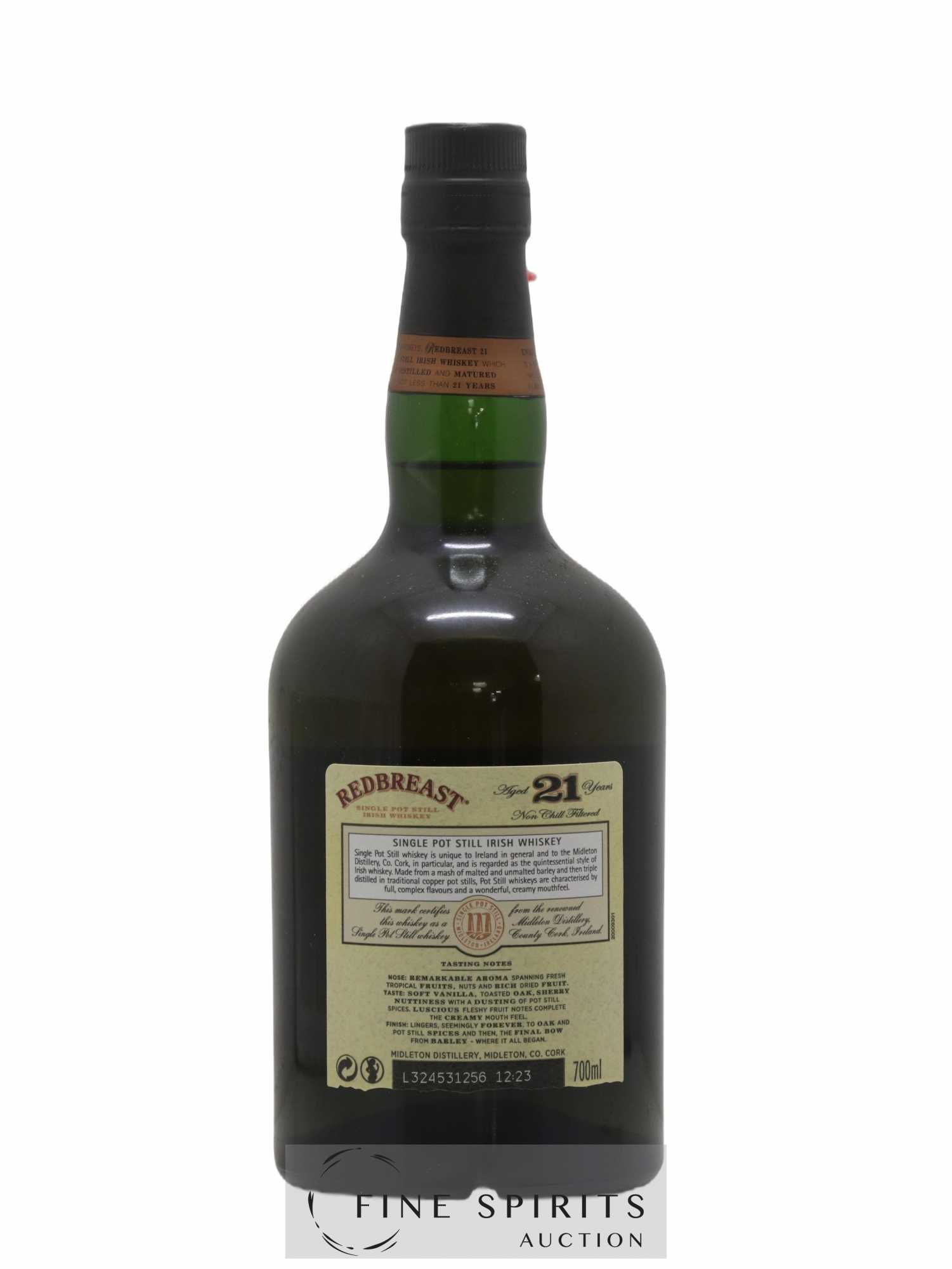 Redbreast 21 years Of. Single Pot Still Oak Casks - Lot de 1 bouteille - 2