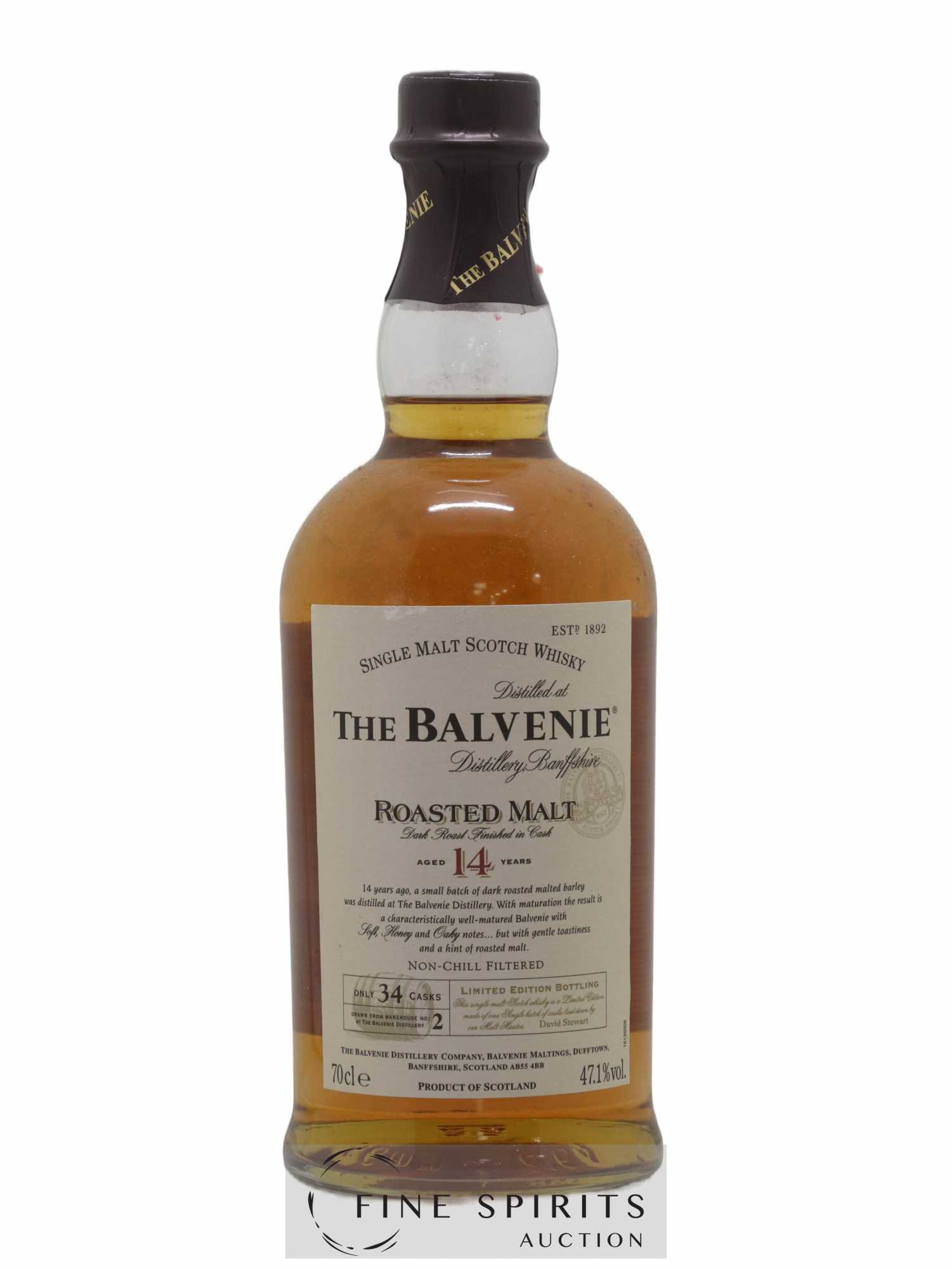 Balvenie (The) 14 years Of. Roasted Malt 34 casks Small Batch - Lot of 1 bottle - 1