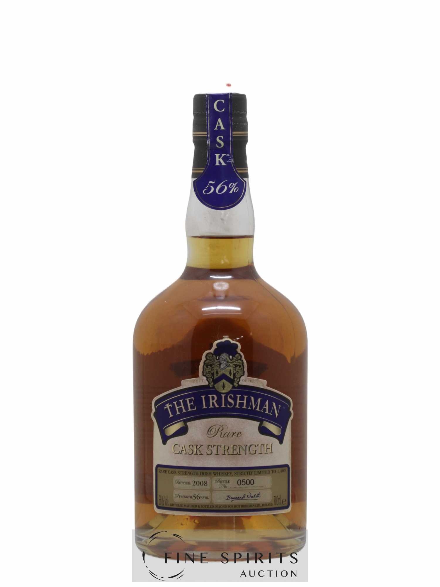 The Irishman Of. Rare Cask Strength One of 1400 - bottled 2008 - Lot of 1 bottle - 1